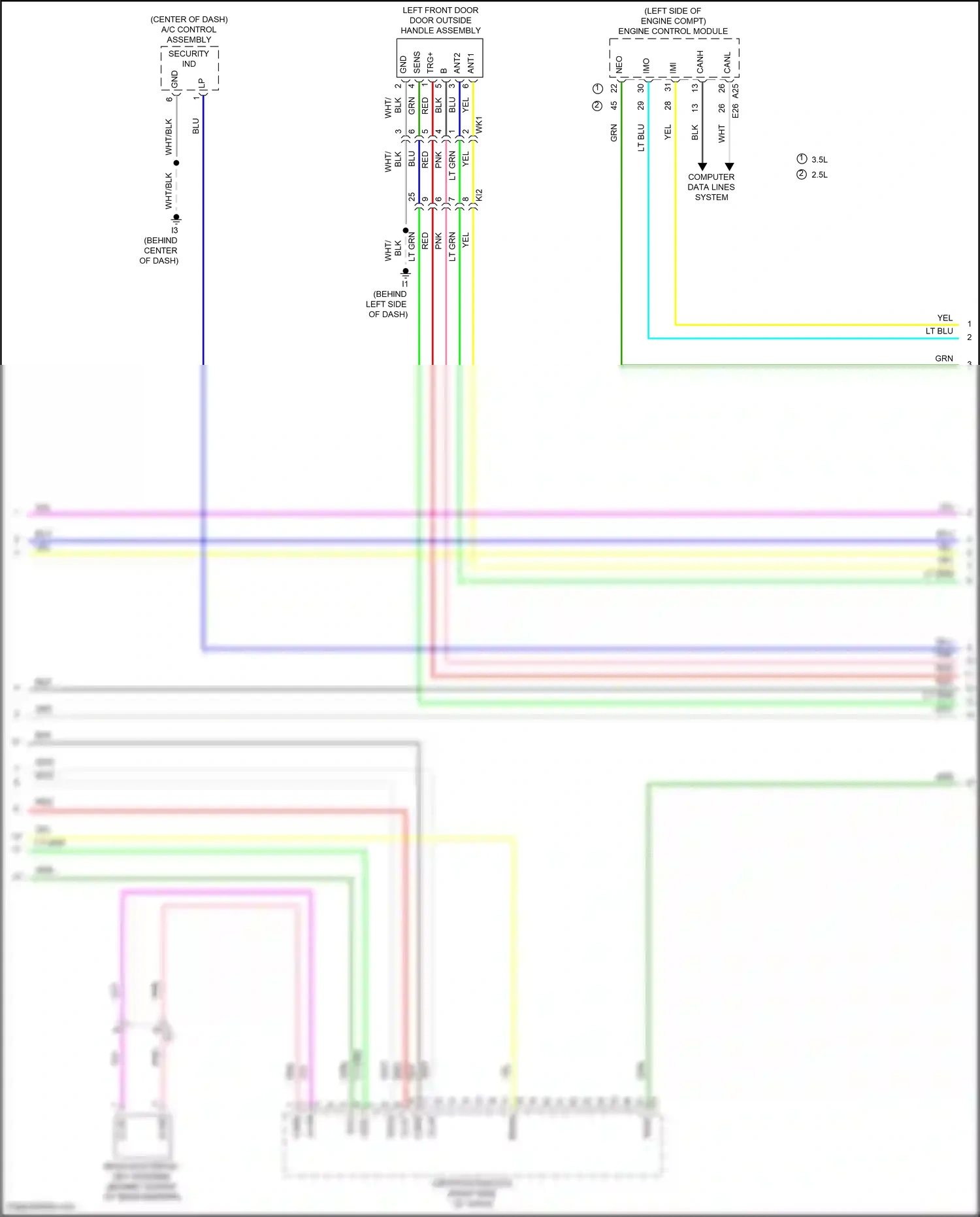 Wiring diagram engine control module for Toyota Camry XV50 (2011-2014) (5 of 7)