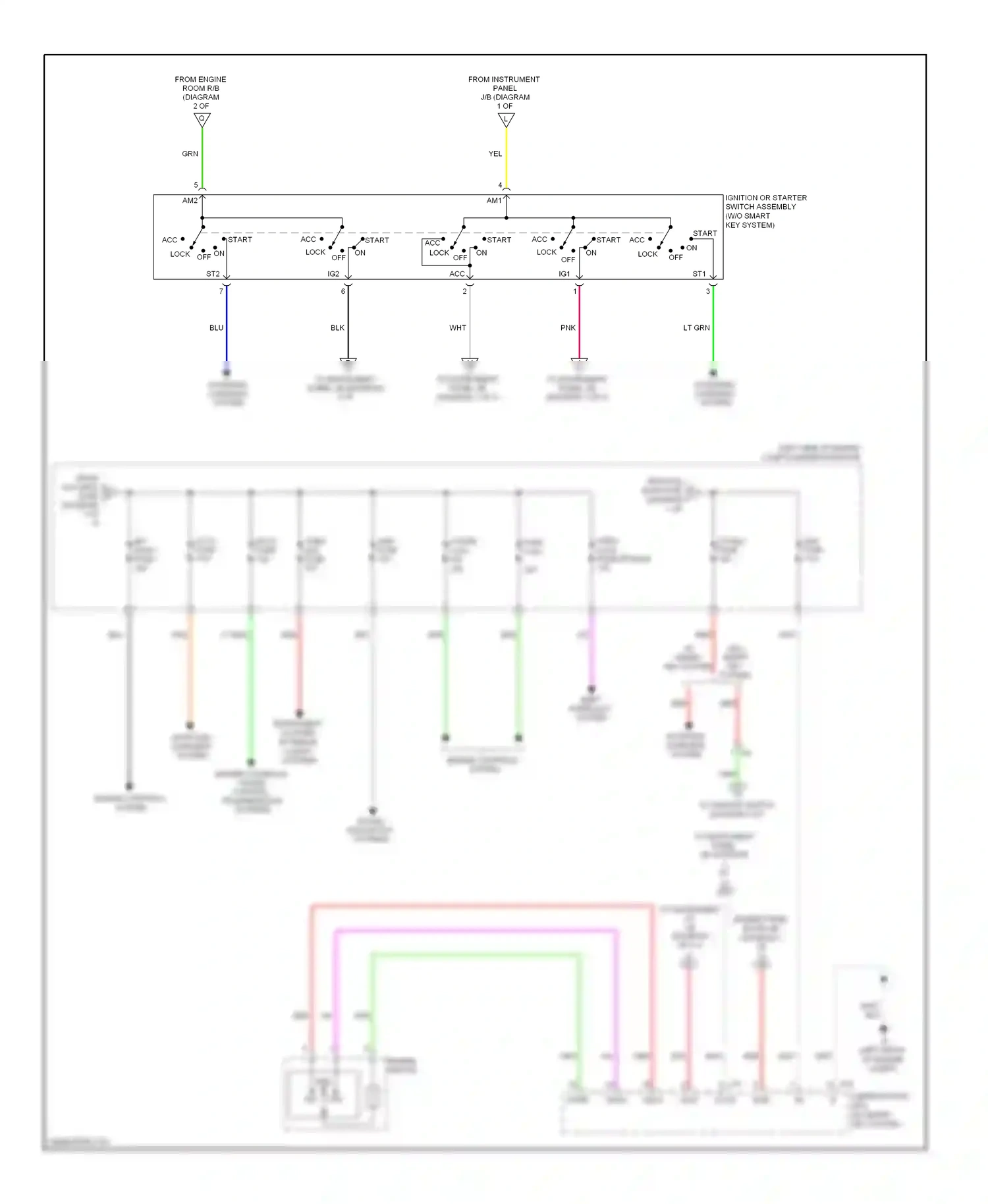 Wiring diagram engine controls system for Toyota Camry XV50 (2011-2014) (2 of 5)