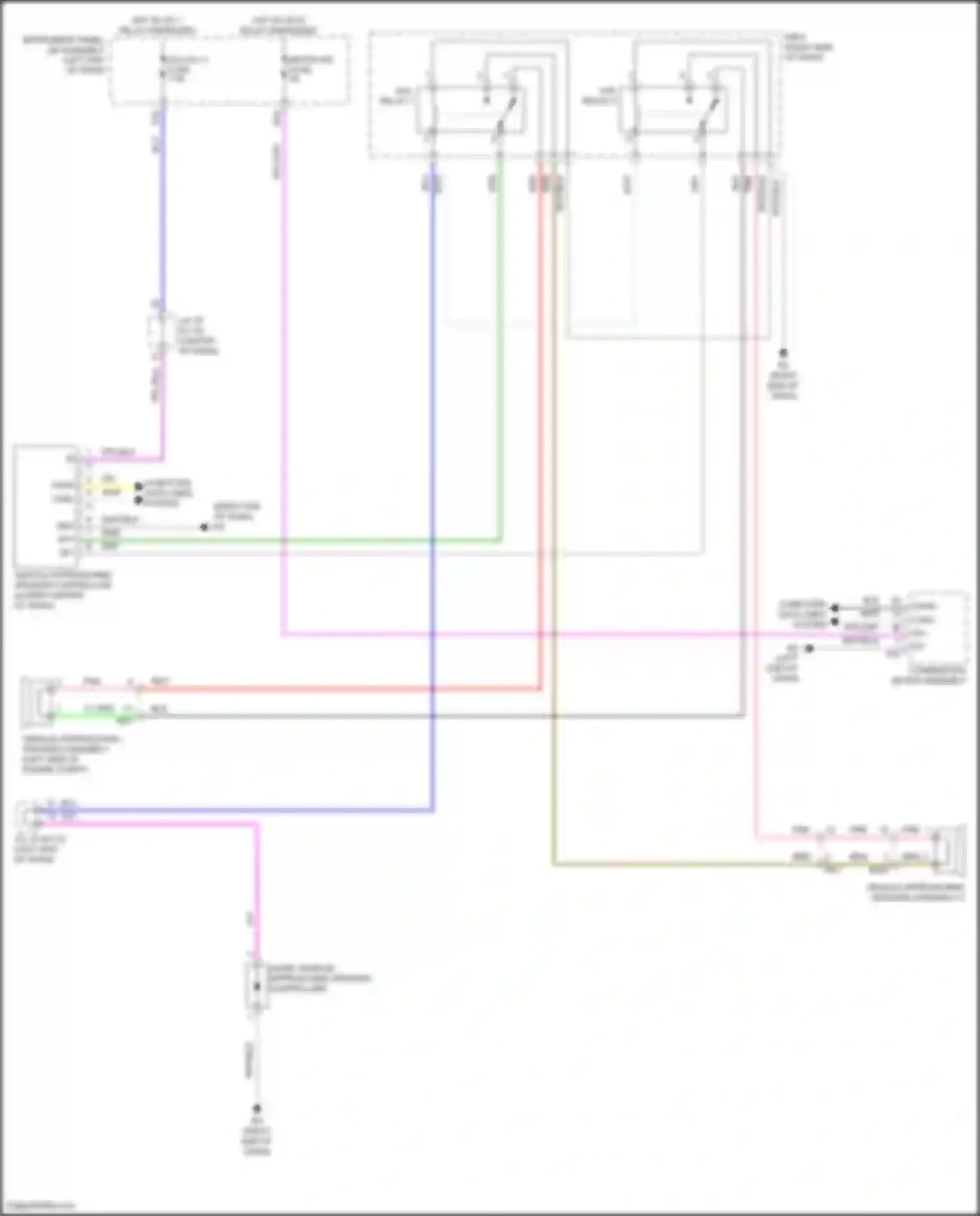 Camry Toyota XV70 facelift (2020-2024): Acoustic vehicle altering system circuit