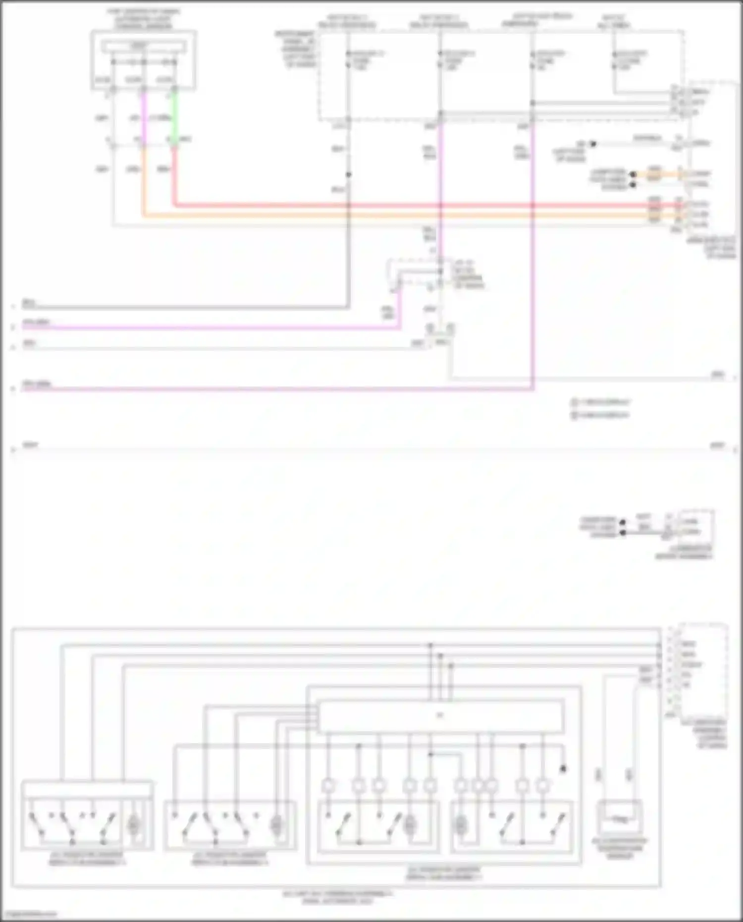 Camry Toyota XV70 facelift (2020-2024): Automatic a/c circuit, except hybrid (3 of 4)