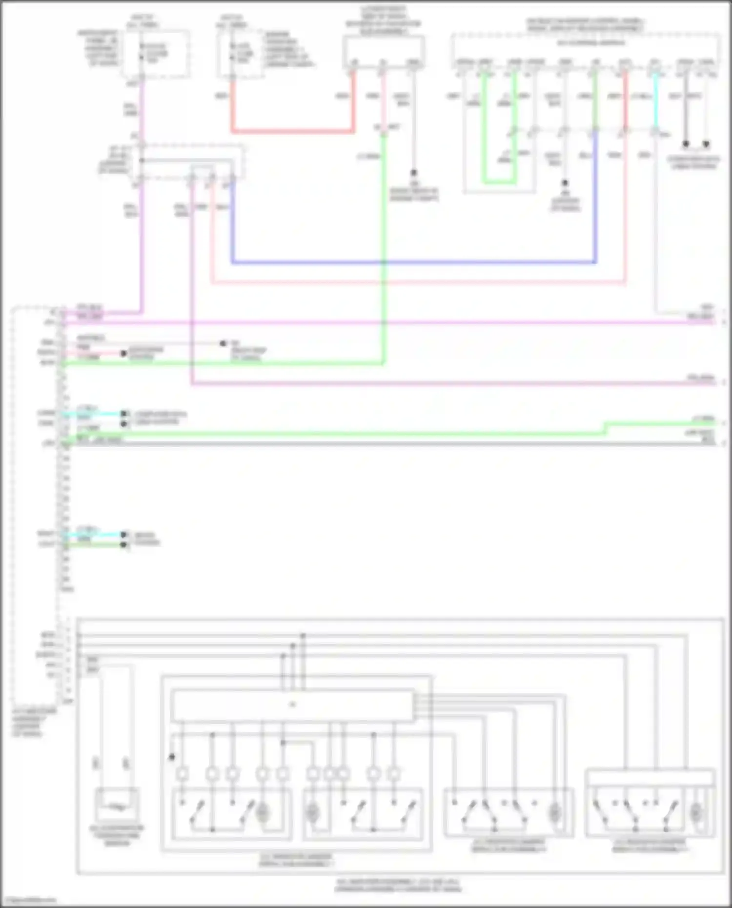 Camry Toyota XV70 facelift (2020-2024): Automatic a/c circuit, hybrid (1 of 4)