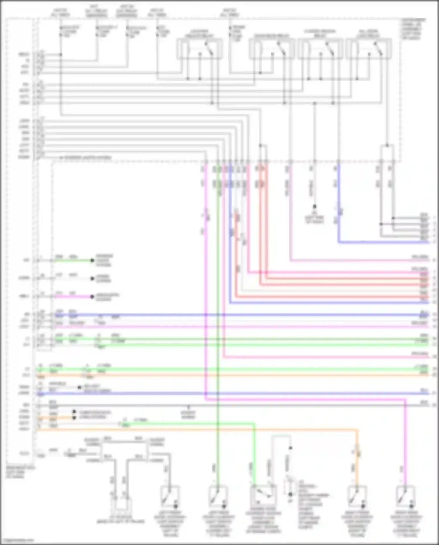 Camry Toyota XV70 facelift (2020-2024): Forced entry circuit, hybrid (1 of 4)