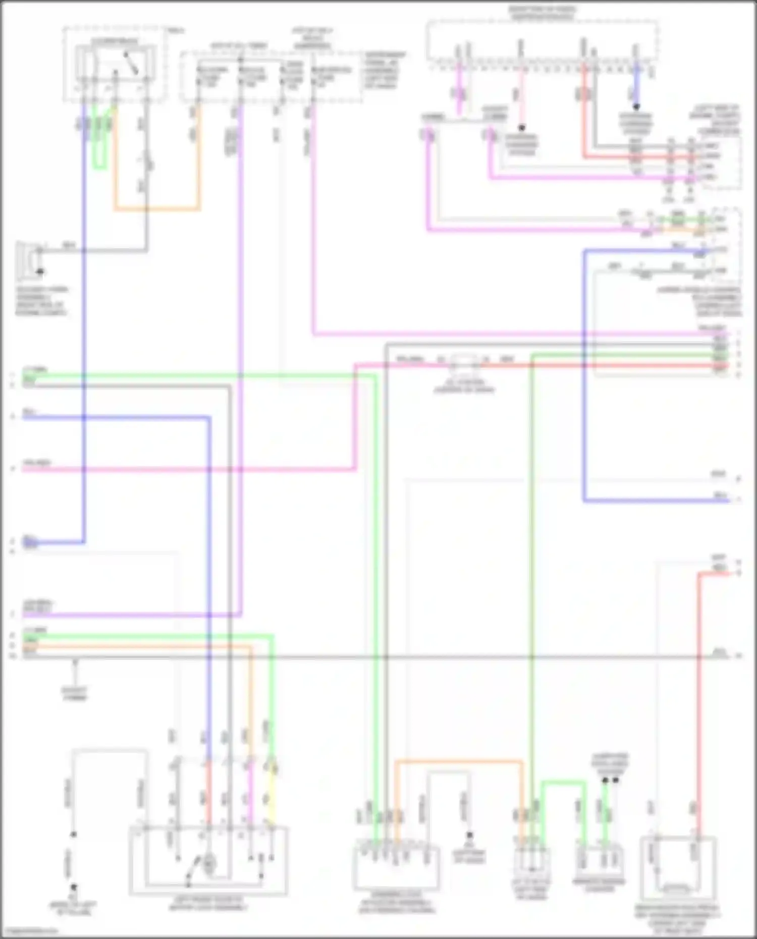 Camry Toyota XV70 facelift (2020-2024): Forced entry circuit, hybrid (3 of 4)