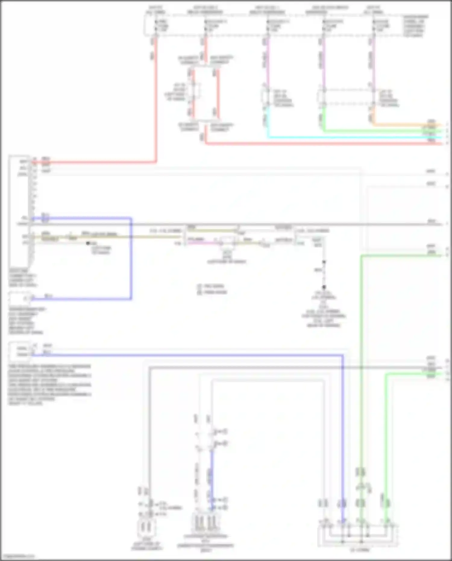 Camry Toyota XV70 facelift (2020-2024): Computer data lines circuit, except hybrid (1 of 3)