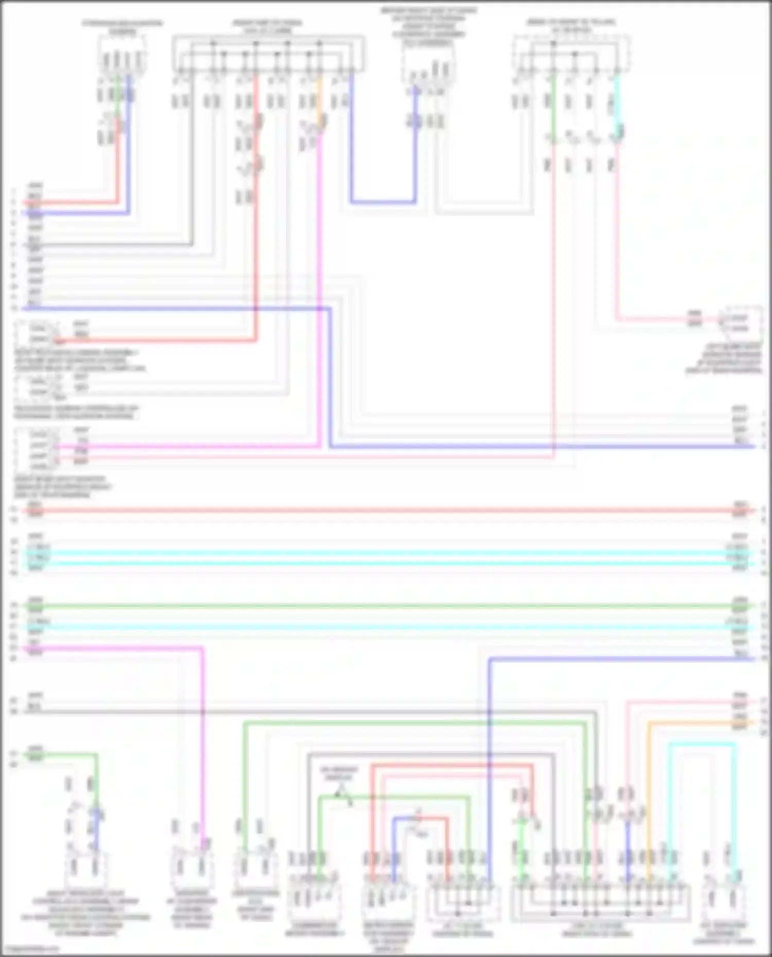 Camry Toyota XV70 facelift (2020-2024): Computer data lines circuit, hybrid (3 of 4)