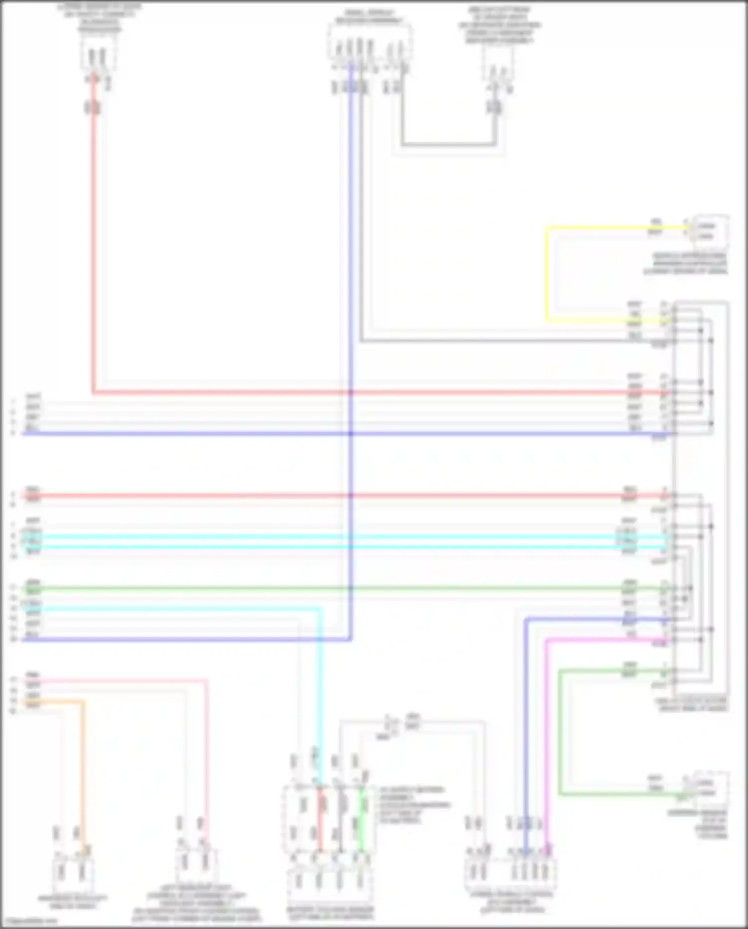 Camry Toyota XV70 facelift (2020-2024): Computer data lines circuit, hybrid (4 of 4)