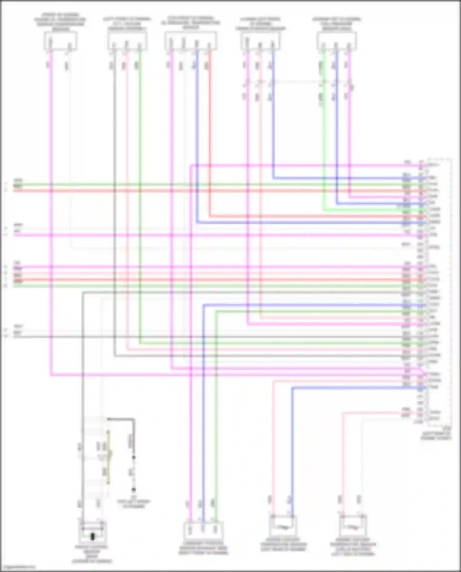 Camry Toyota XV70 facelift (2020-2024): Wiring diagram engine performance 2.5l hybrid, engine controls circuit (7 of 7)