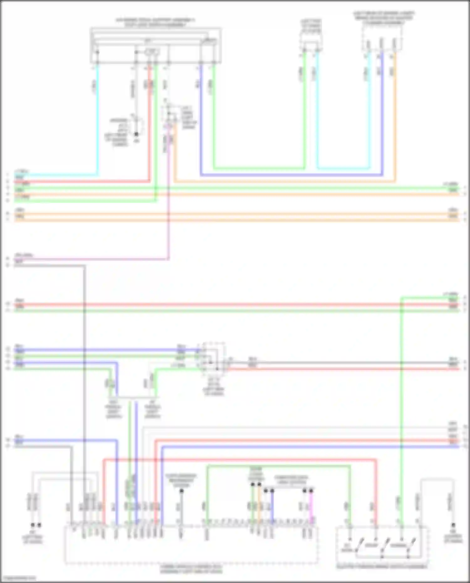 Camry Toyota XV70 facelift (2020-2024): Wiring diagram engine performance 2.5l hybrid, hybrid system circuit, lithium-ion battery (5 of 8)