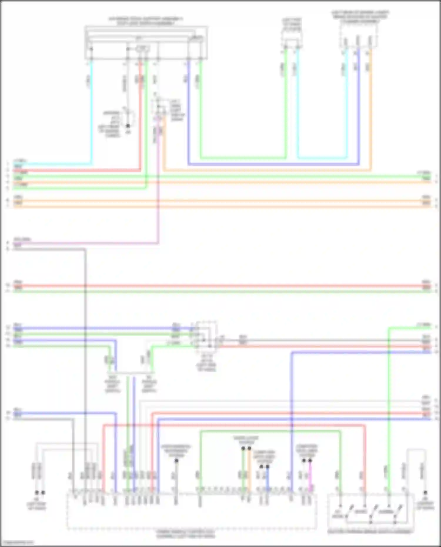 Camry Toyota XV70 facelift (2020-2024): Wiring diagram engine performance 2.5l hybrid, hybrid system circuit, nickel metal hydride battery (5 of 7)