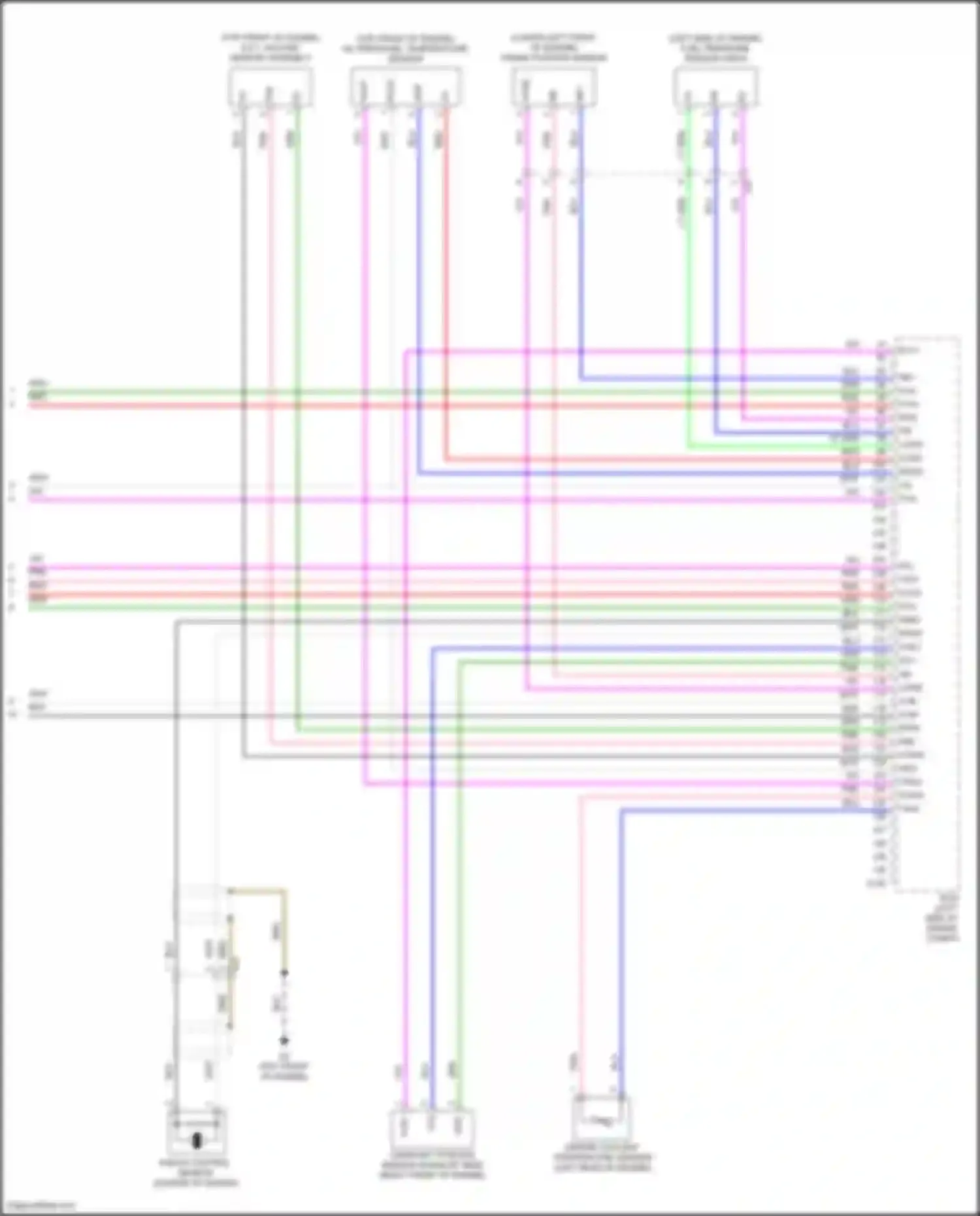 Camry Toyota XV70 facelift (2020-2024): Wiring diagram engine performance 2.5l (10 of 10)