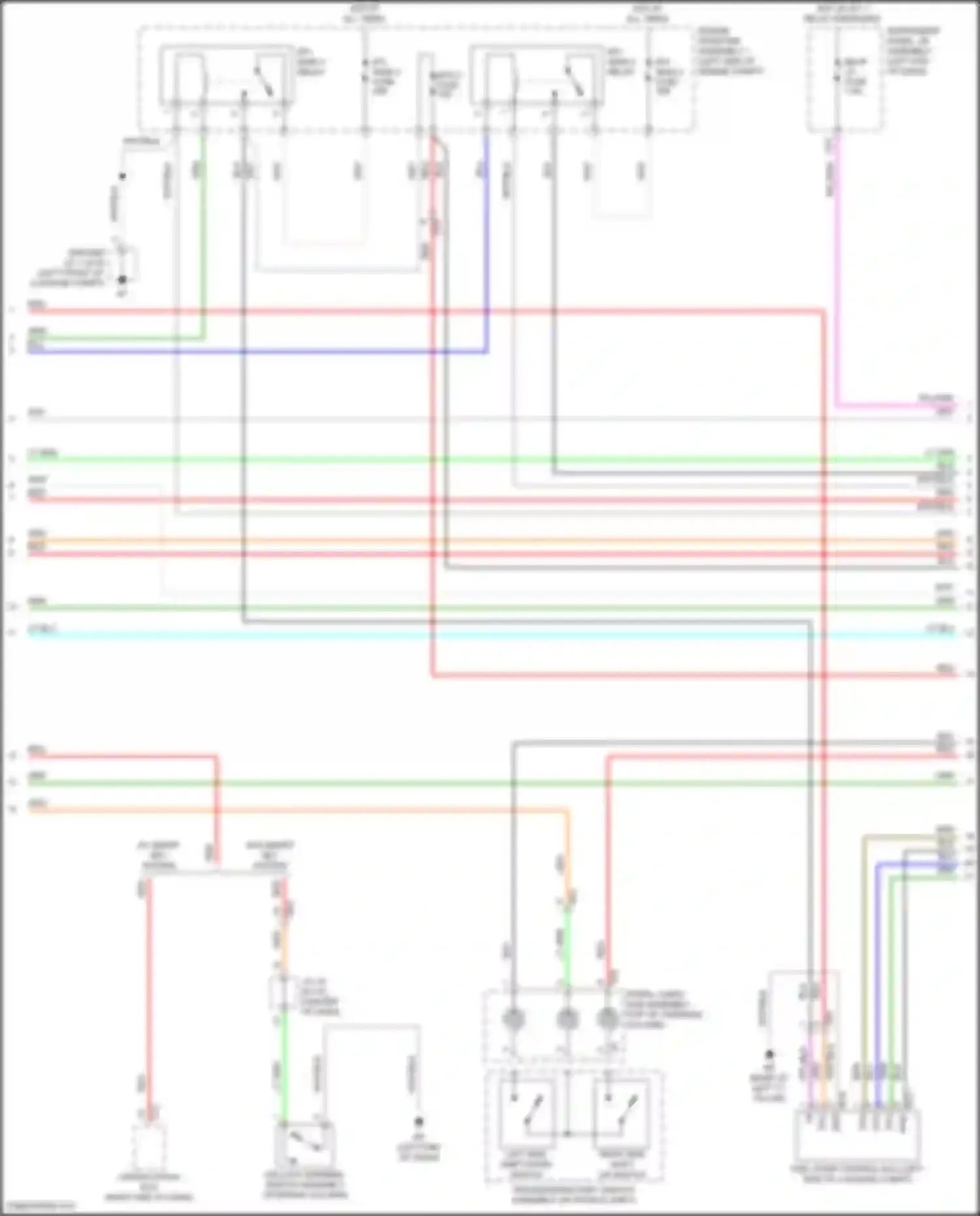 Camry Toyota XV70 facelift (2020-2024): Wiring diagram engine performance 2.5l (2 of 10)