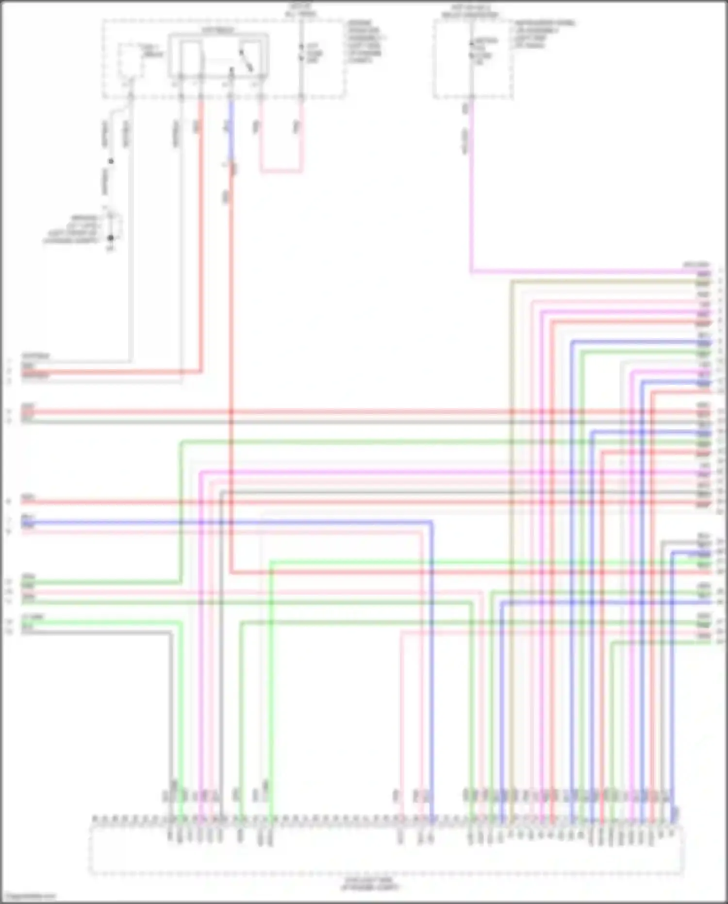 Camry Toyota XV70 facelift (2020-2024): Wiring diagram engine performance 2.5l (6 of 10)