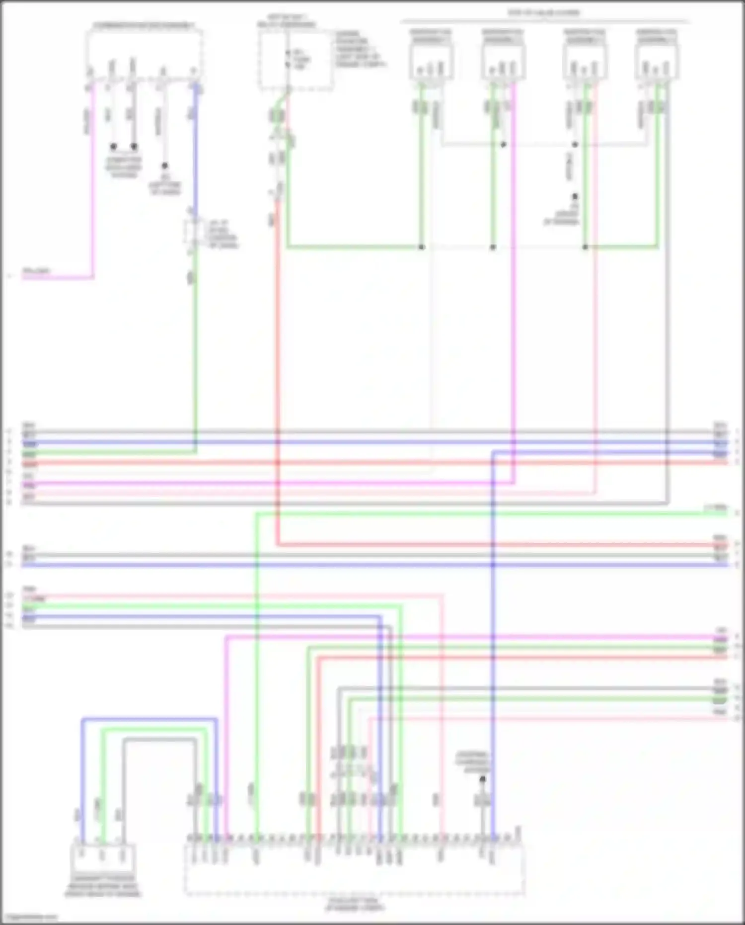 Camry Toyota XV70 facelift (2020-2024): Wiring diagram engine performance 2.5l (8 of 10)