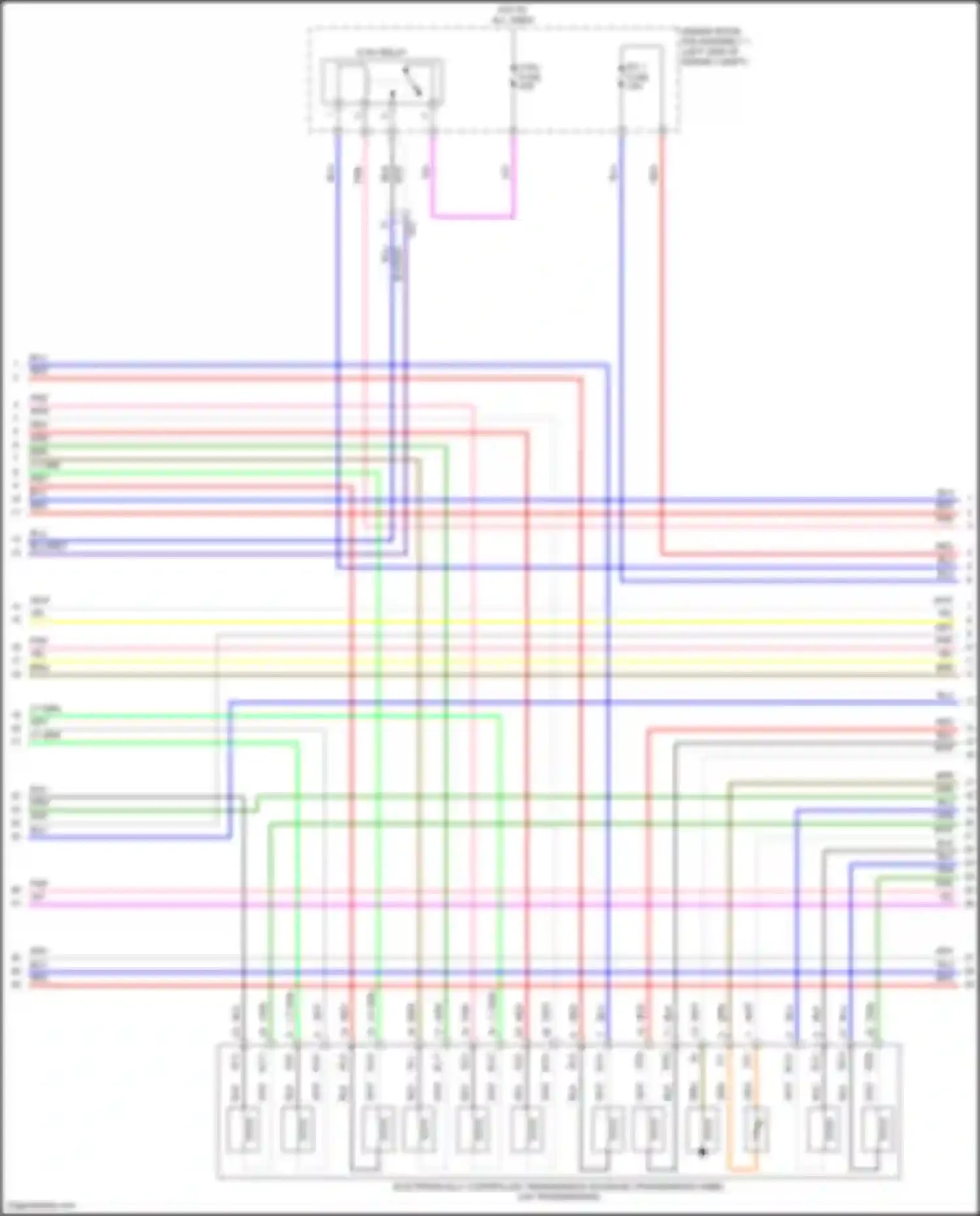 Camry Toyota XV70 facelift (2020-2024): Wiring diagram engine performance 3.5l (3 of 10)
