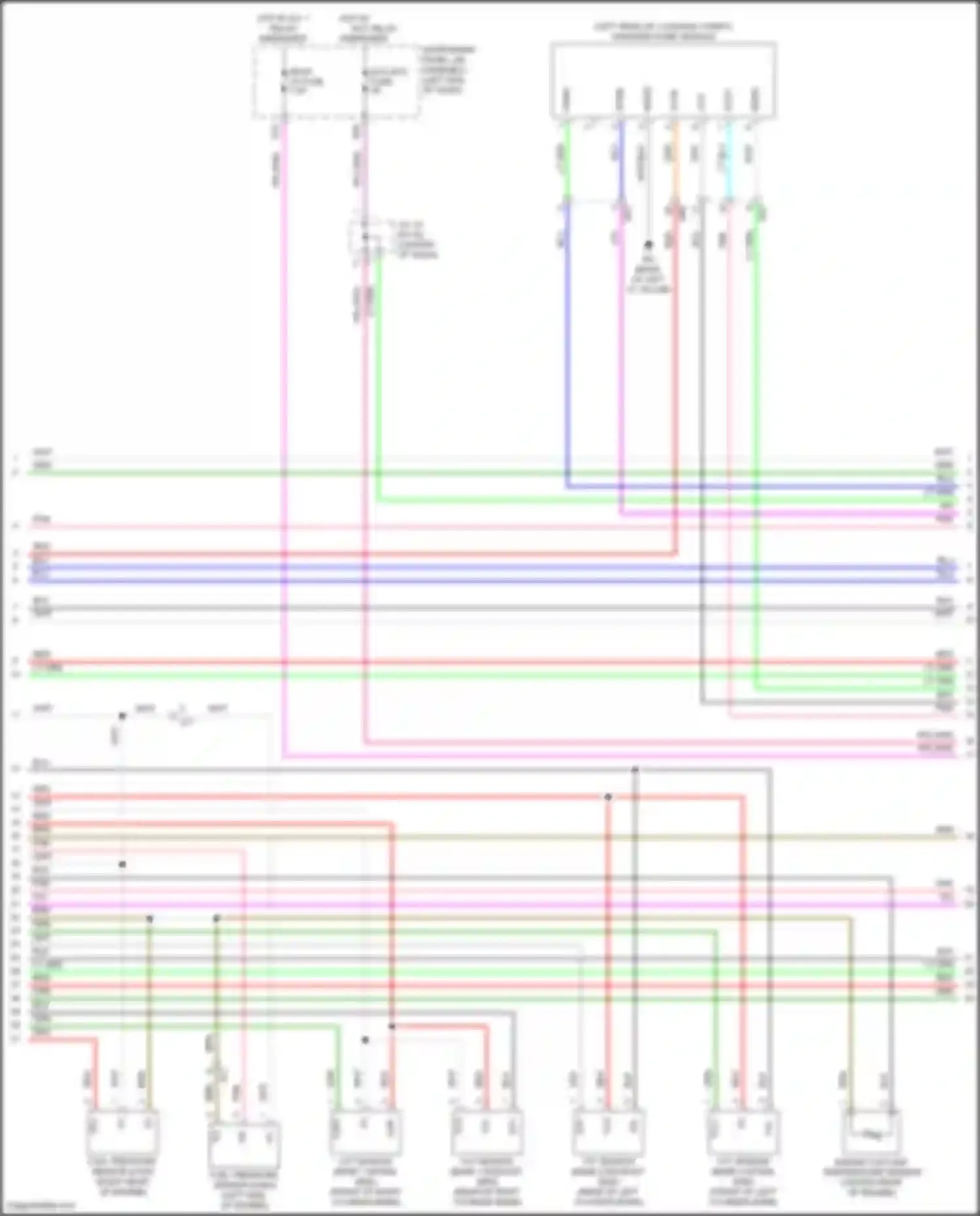 Camry Toyota XV70 facelift (2020-2024): Wiring diagram engine performance 3.5l (7 of 10)