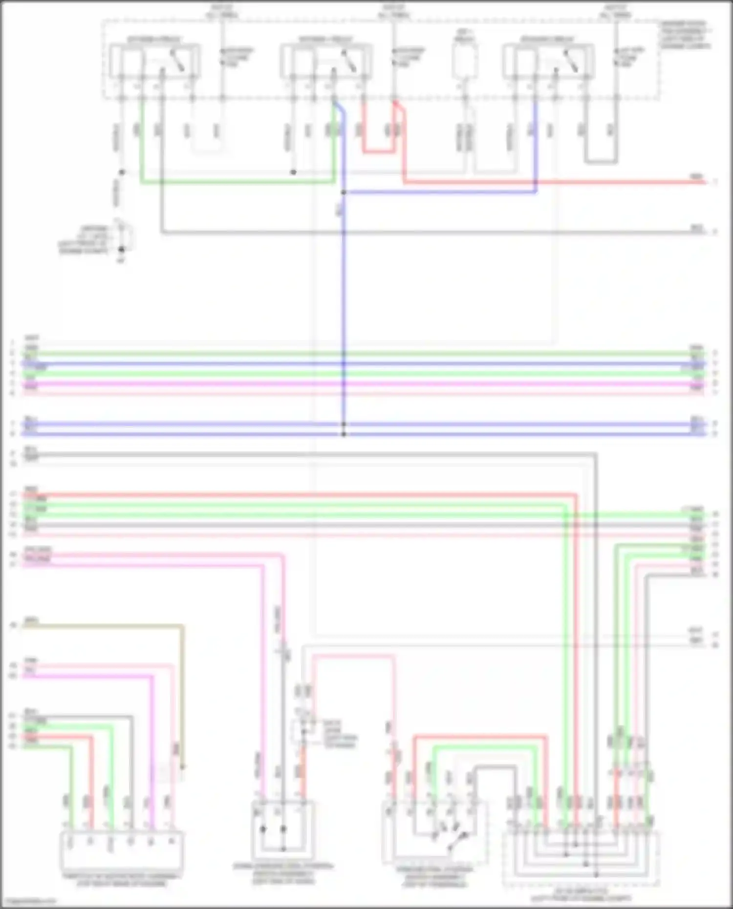 Camry Toyota XV70 facelift (2020-2024): Wiring diagram engine performance 3.5l (8 of 10)