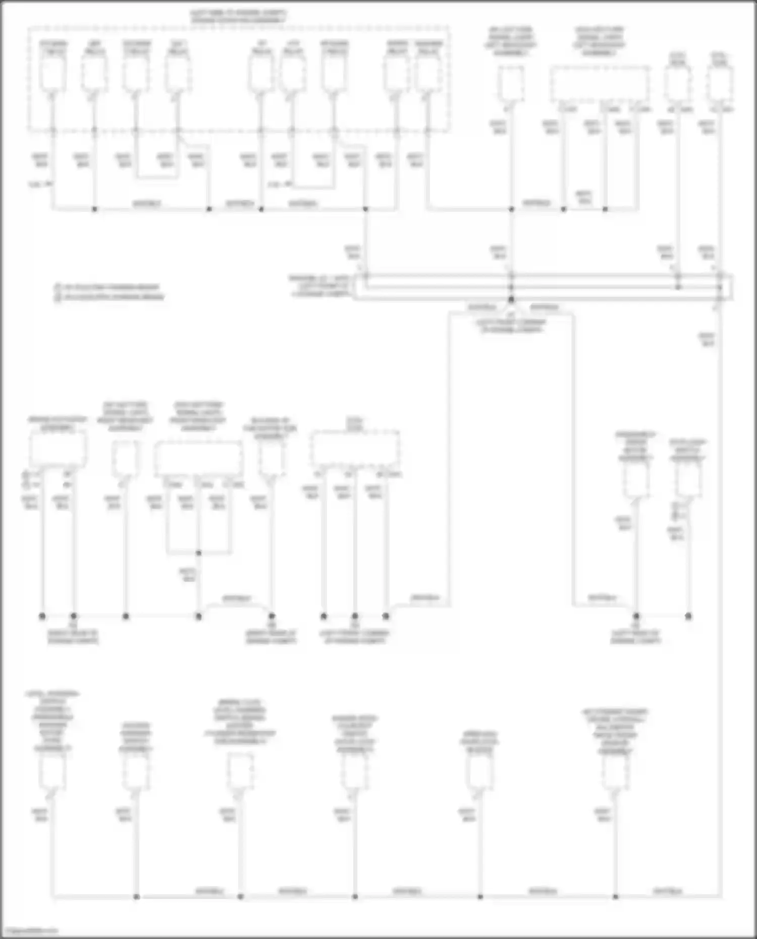 Camry Toyota XV70 facelift (2020-2024): Ground distribution circuit, except hybrid (2 of 6)