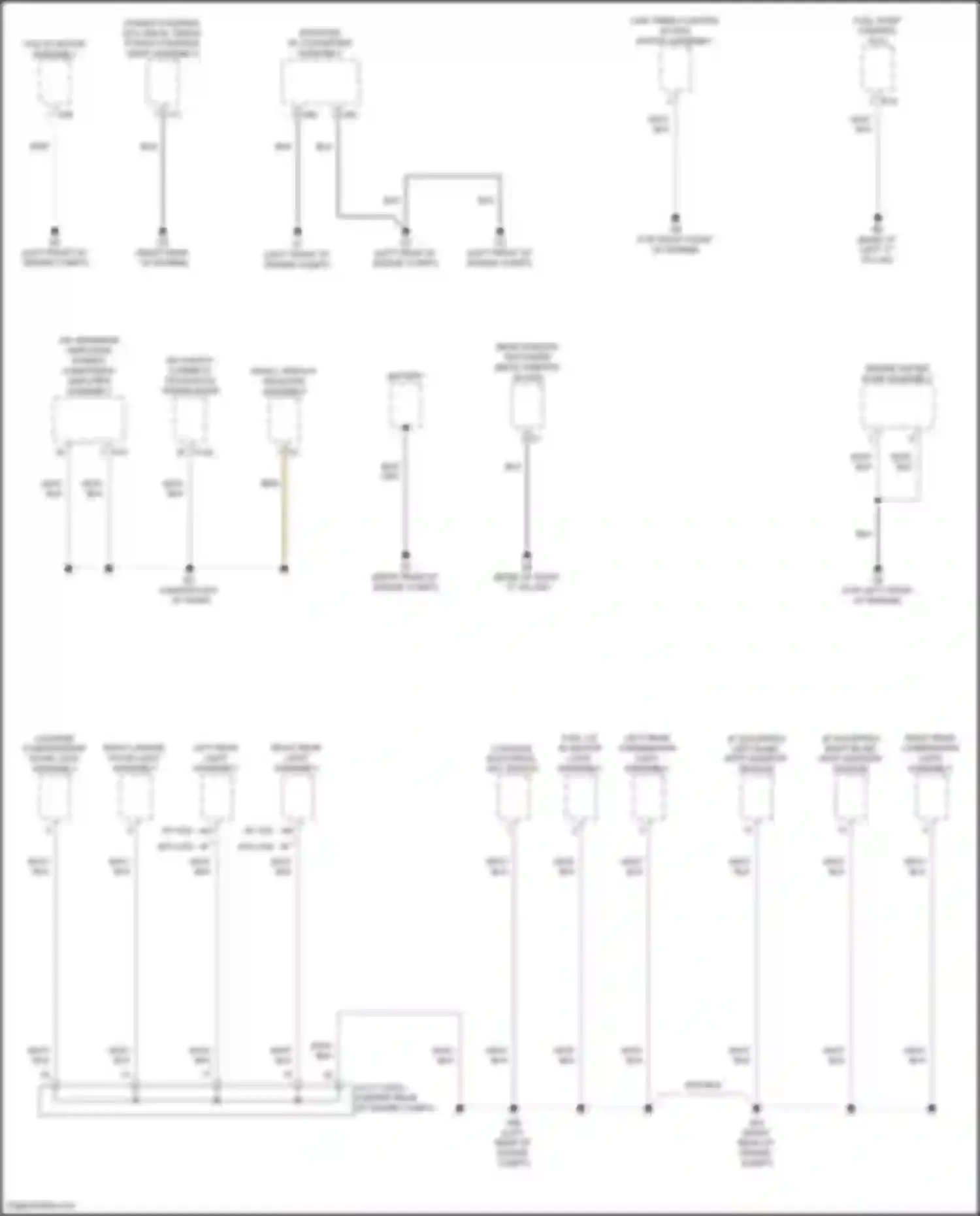 Camry Toyota XV70 facelift (2020-2024): Ground distribution circuit, hybrid (1 of 6)