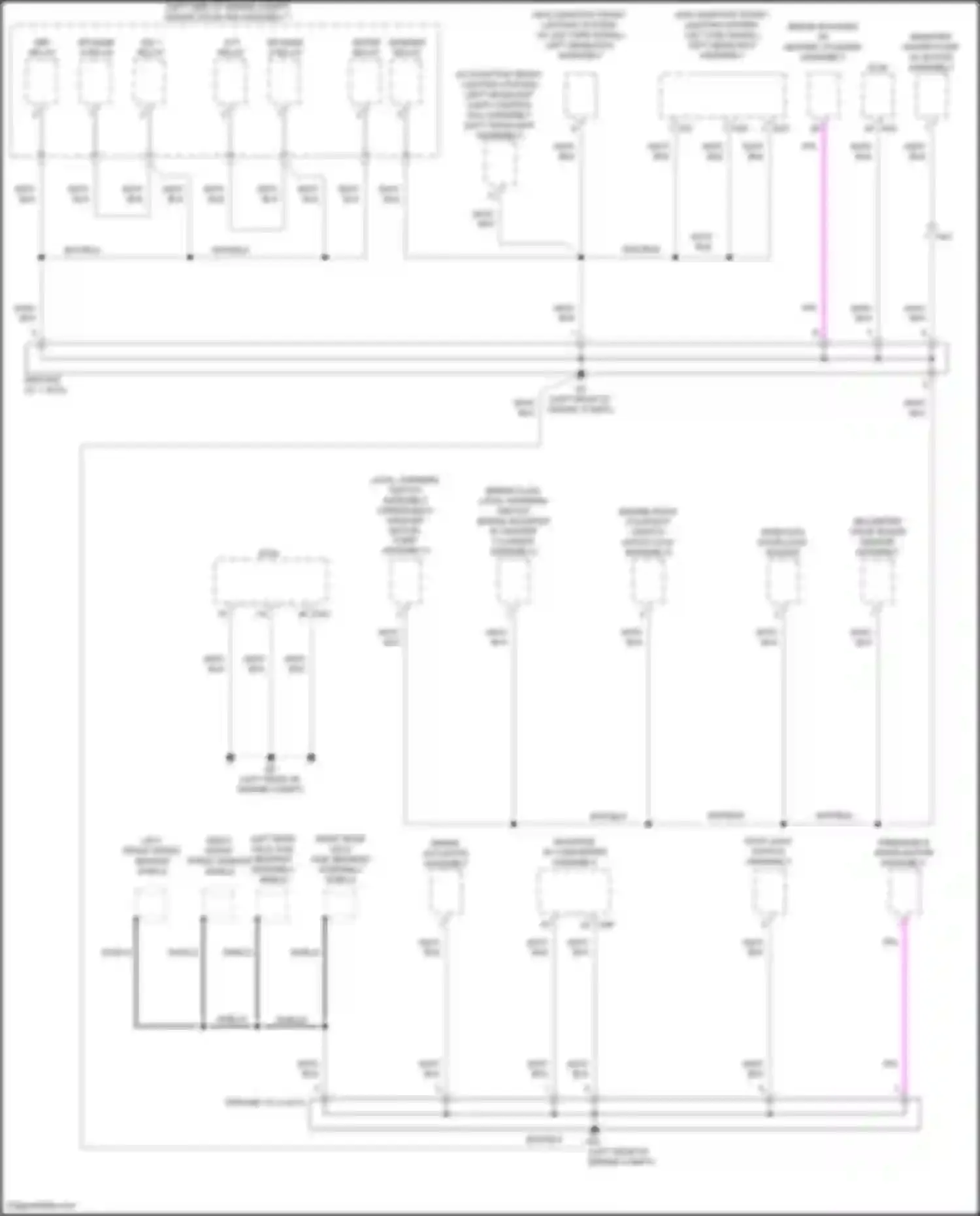 Camry Toyota XV70 facelift (2020-2024): Ground distribution circuit, hybrid (3 of 6)