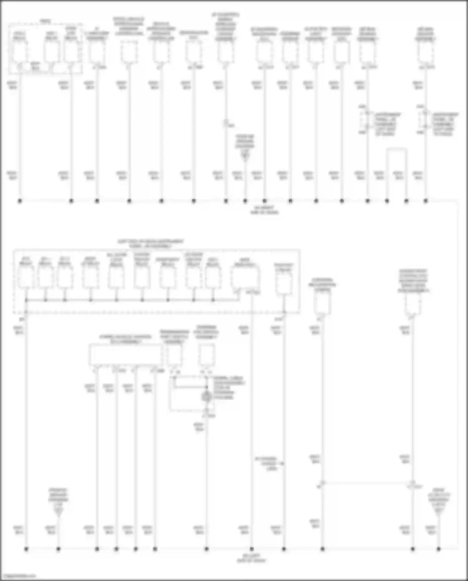 Camry Toyota XV70 facelift (2020-2024): Ground distribution circuit, hybrid (4 of 6)