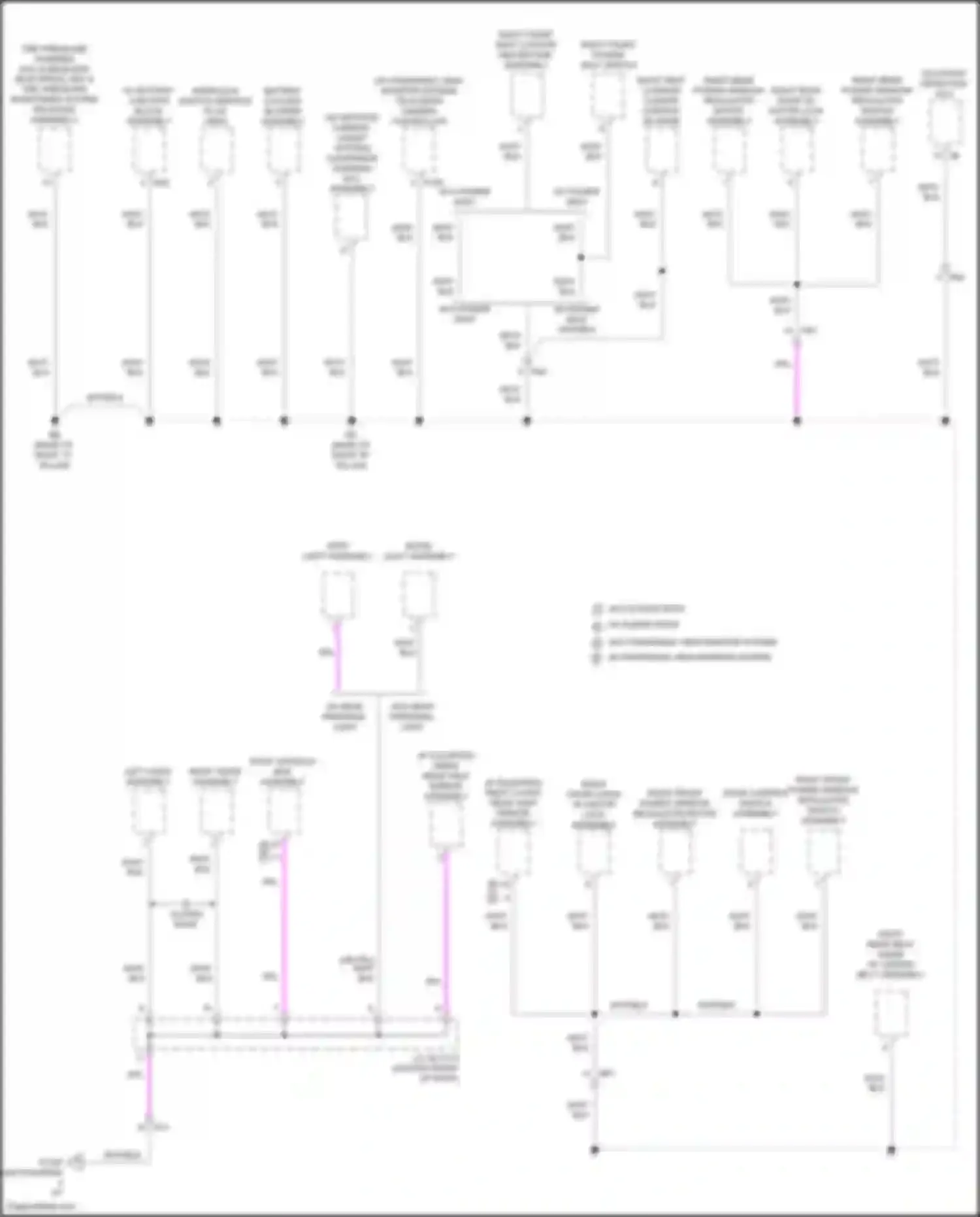 Camry Toyota XV70 facelift (2020-2024): Ground distribution circuit, hybrid (5 of 6)