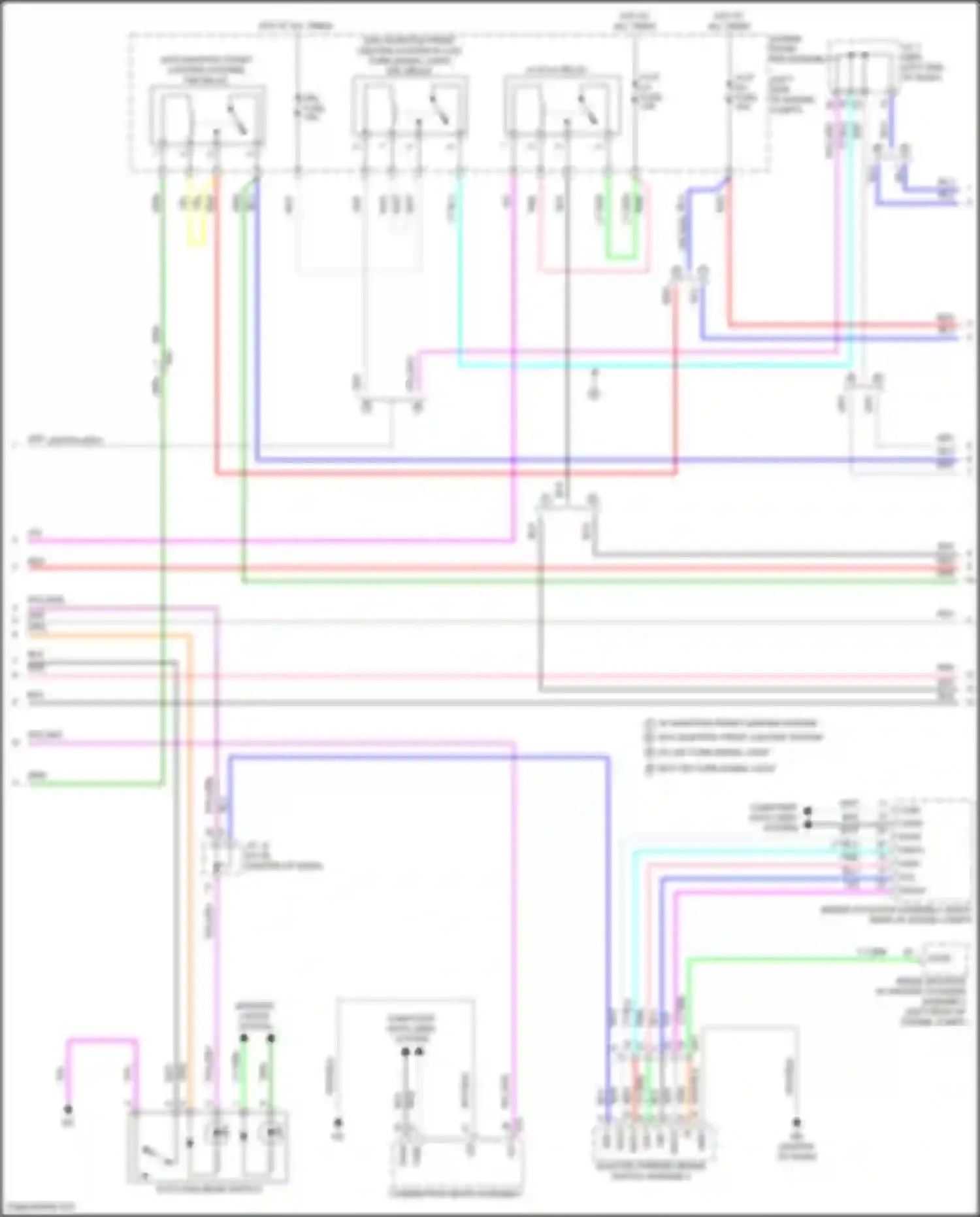 Camry Toyota XV70 facelift (2020-2024): Headlights circuit, hybrid (2 of 3)