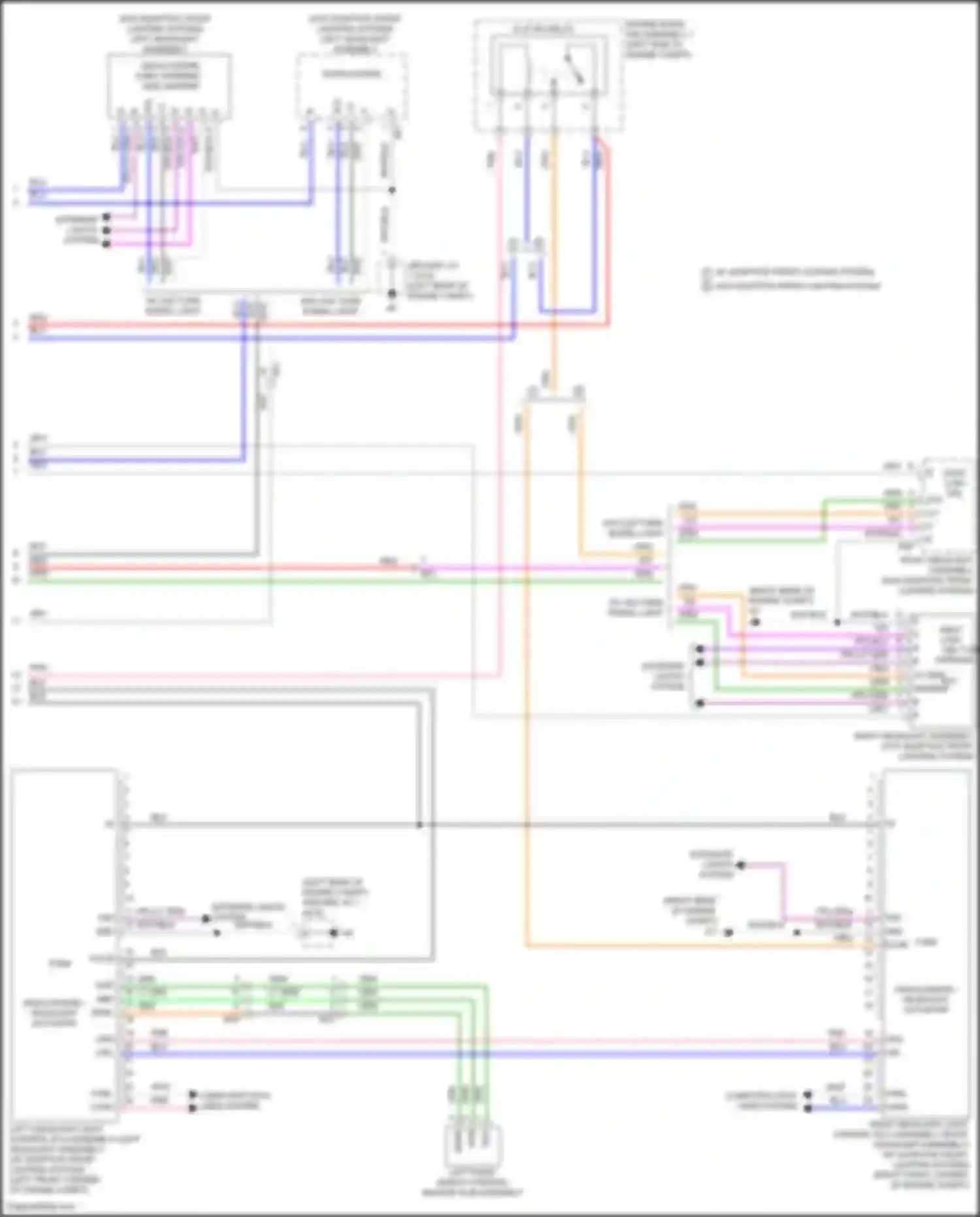 Camry Toyota XV70 facelift (2020-2024): Headlights circuit, hybrid (3 of 3)