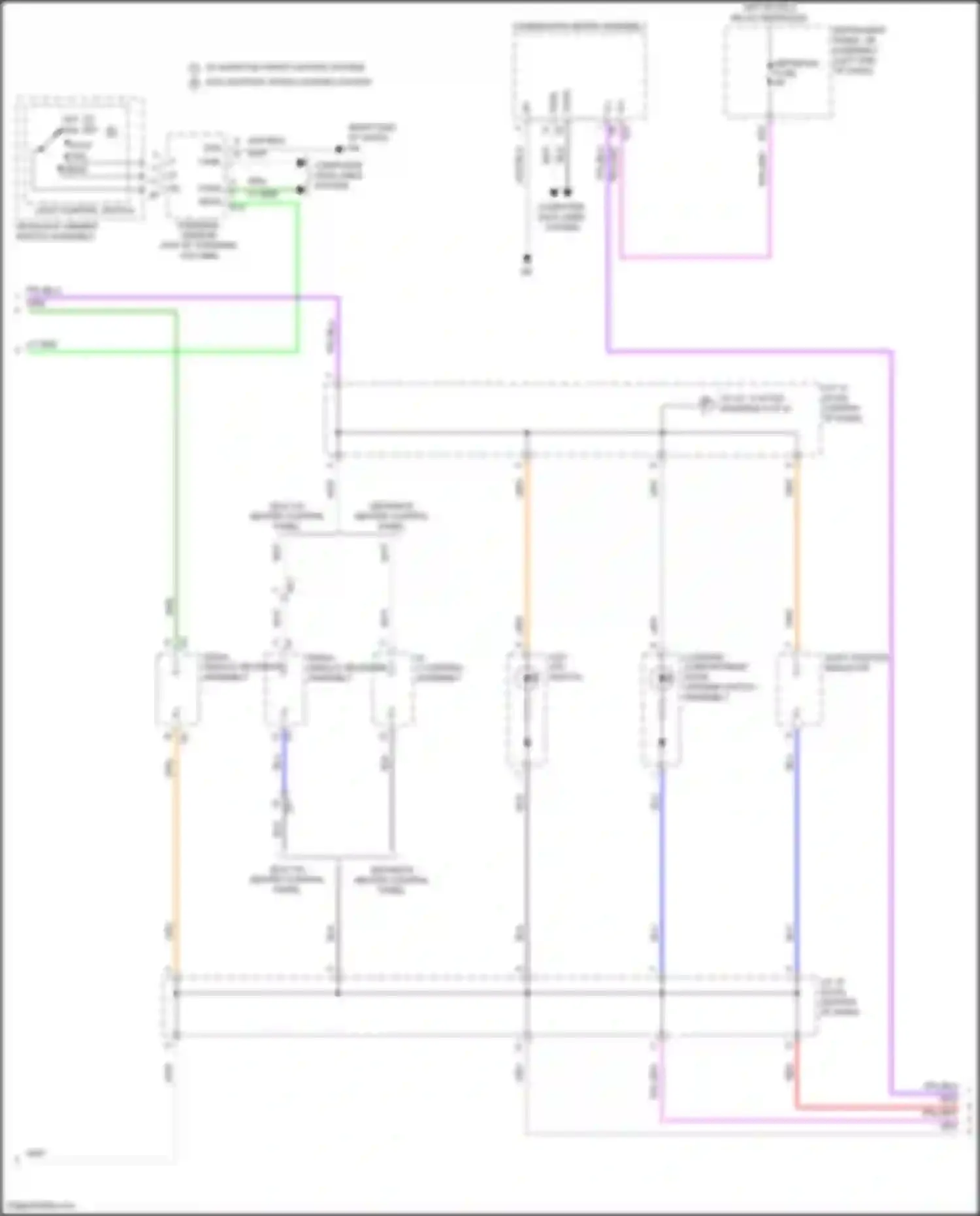 Camry Toyota XV70 facelift (2020-2024): Instrument illumination circuit, hybrid (2 of 4)