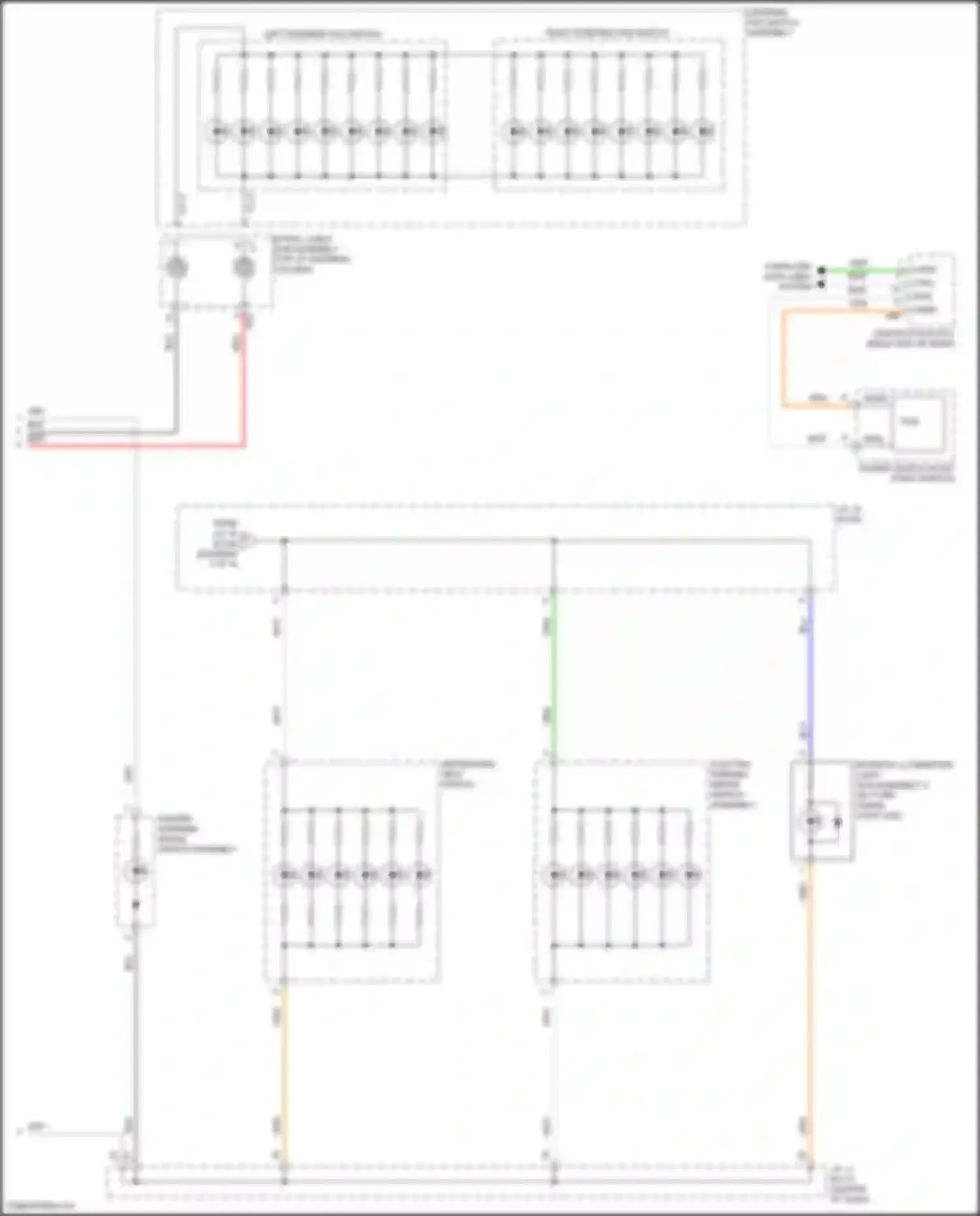 Camry Toyota XV70 facelift (2020-2024): Instrument illumination circuit, hybrid (4 of 4)