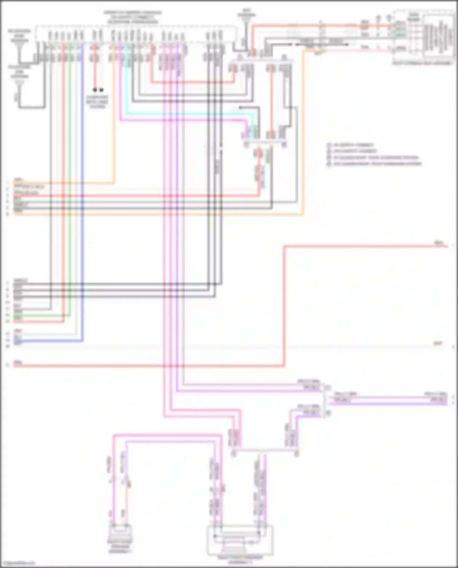 Camry Toyota XV70 facelift (2020-2024): Navigation circuit, w/ built-in amplifier (3 of 5)