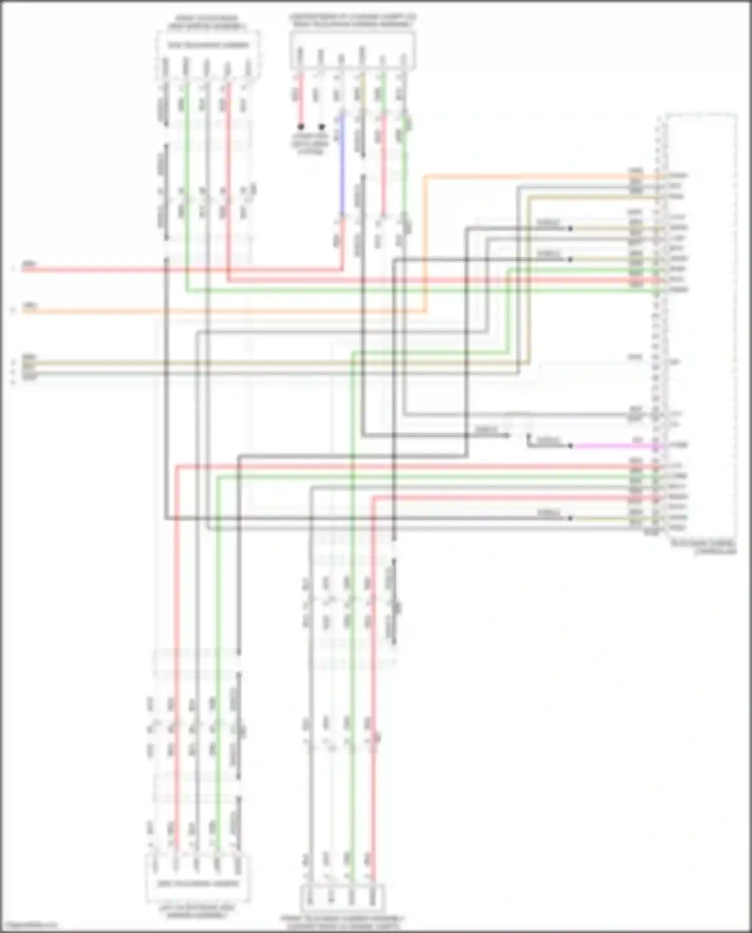 Camry Toyota XV70 facelift (2020-2024): Parking assistant circuit (2 of 2)