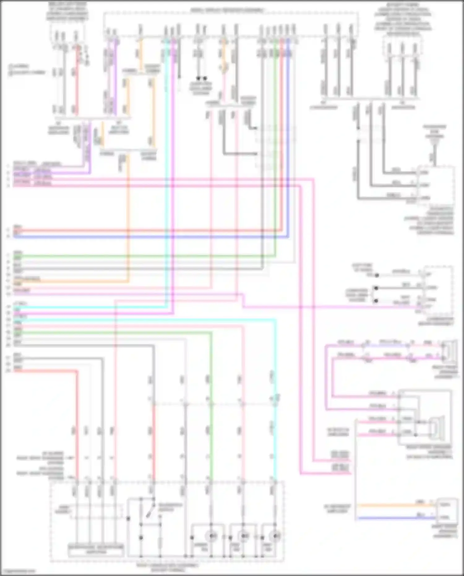Camry Toyota XV70 facelift (2020-2024): Telematics circuit (2 of 2)