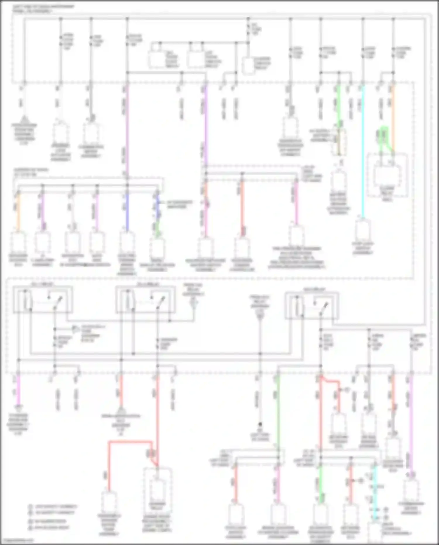 Camry Toyota XV70 facelift (2020-2024): Power distribution circuit, hybrid (4 of 8)