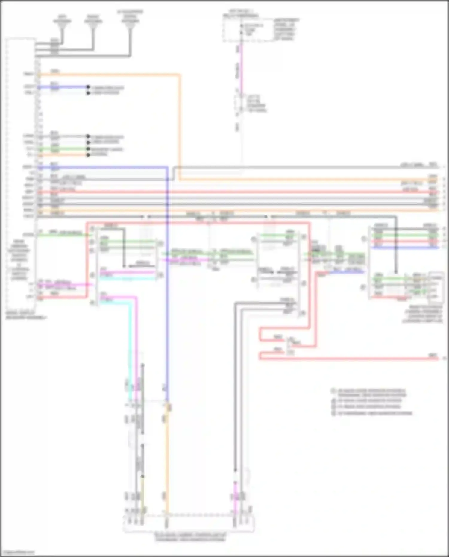 Camry Toyota XV70 facelift (2020-2024): Radio circuit, w/ built-in amplifier (1 of 5)