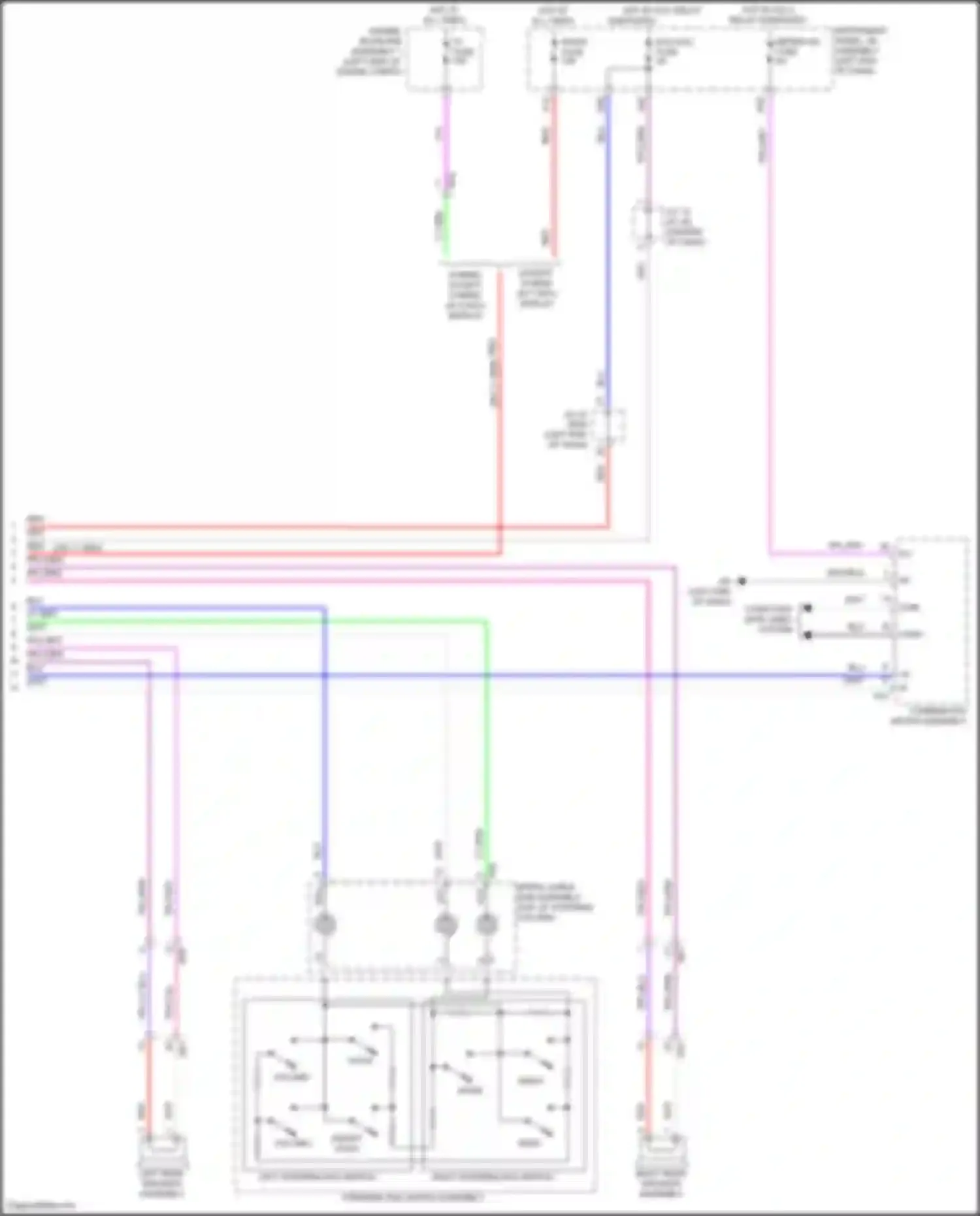 Camry Toyota XV70 facelift (2020-2024): Radio circuit, w/ built-in amplifier (5 of 5)