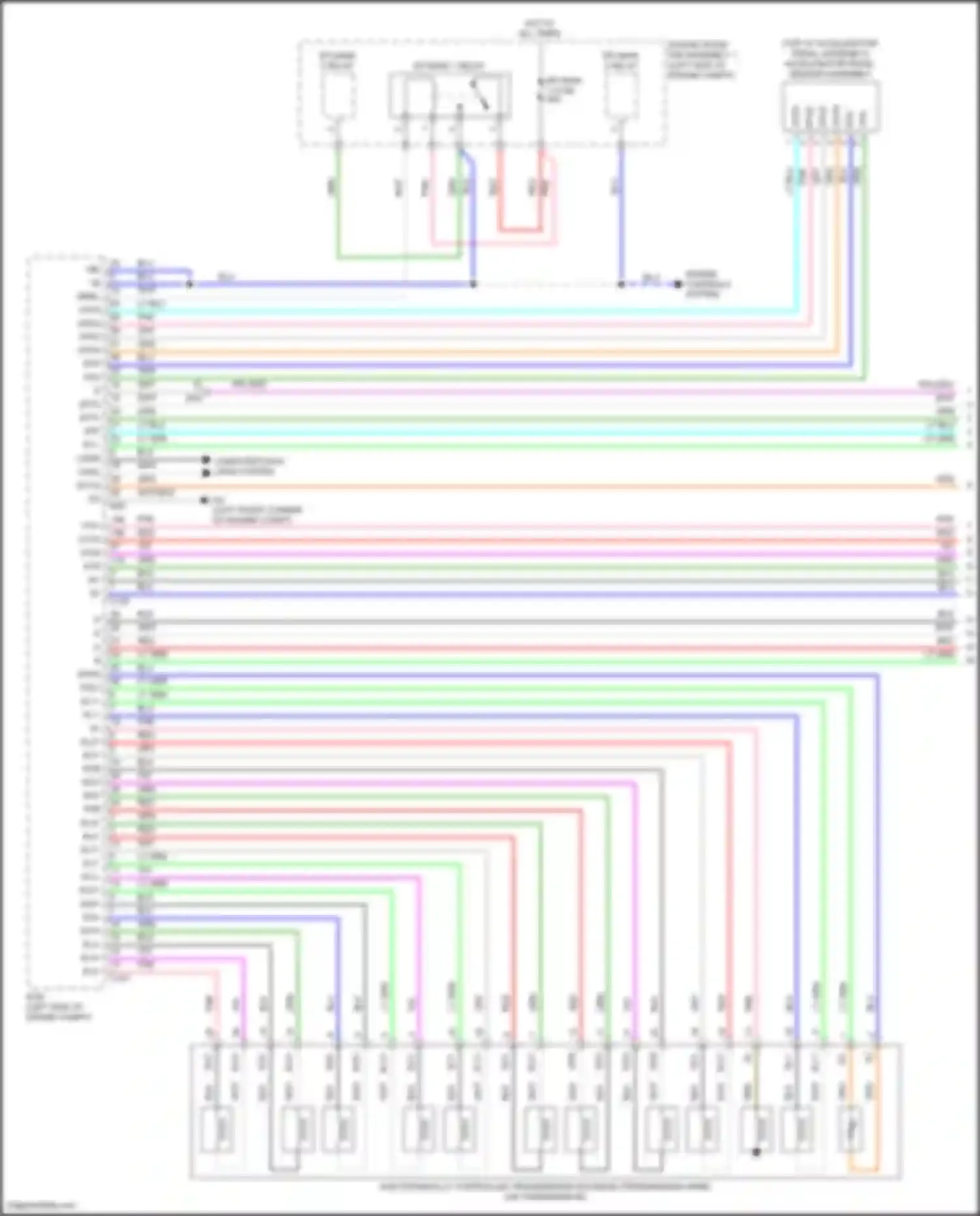 Camry Toyota XV70 facelift (2020-2024): 2.5l, transmission circuit (1 of 3)