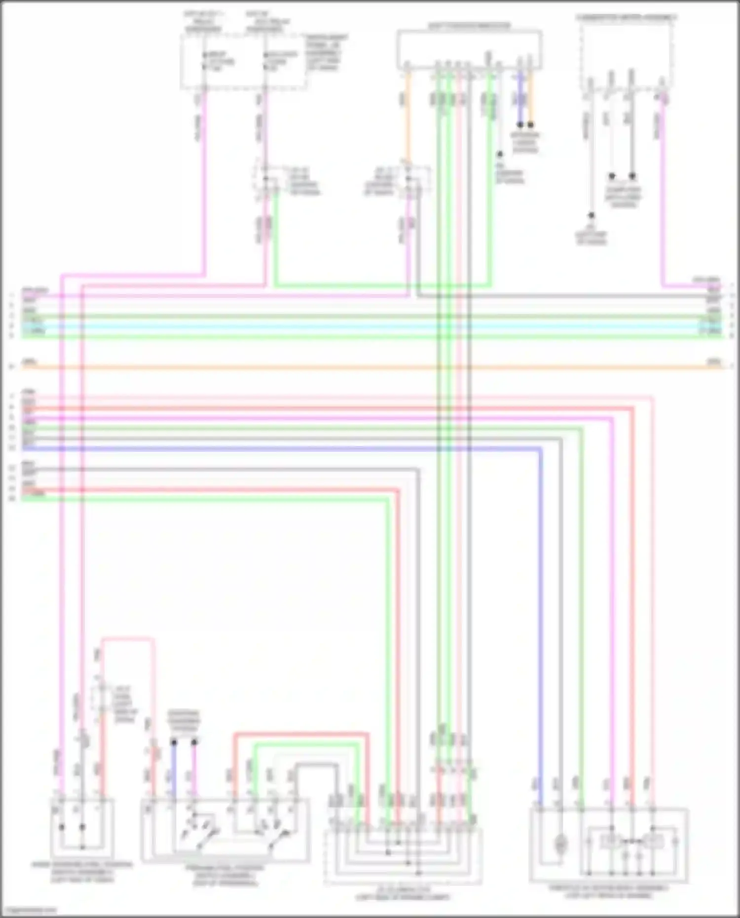 Camry Toyota XV70 facelift (2020-2024): 2.5l, transmission circuit (2 of 3)