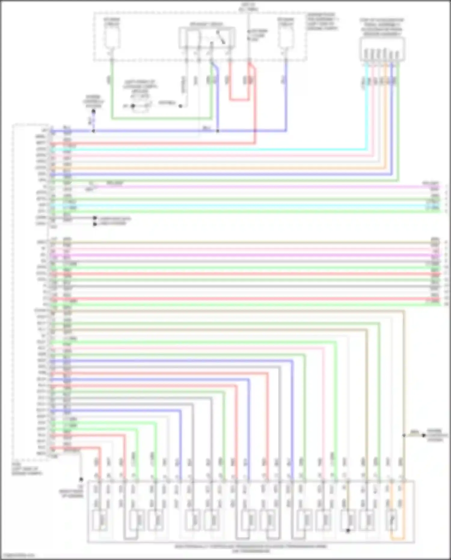 Camry Toyota XV70 facelift (2020-2024): 3.5l, transmission circuit (1 of 3)
