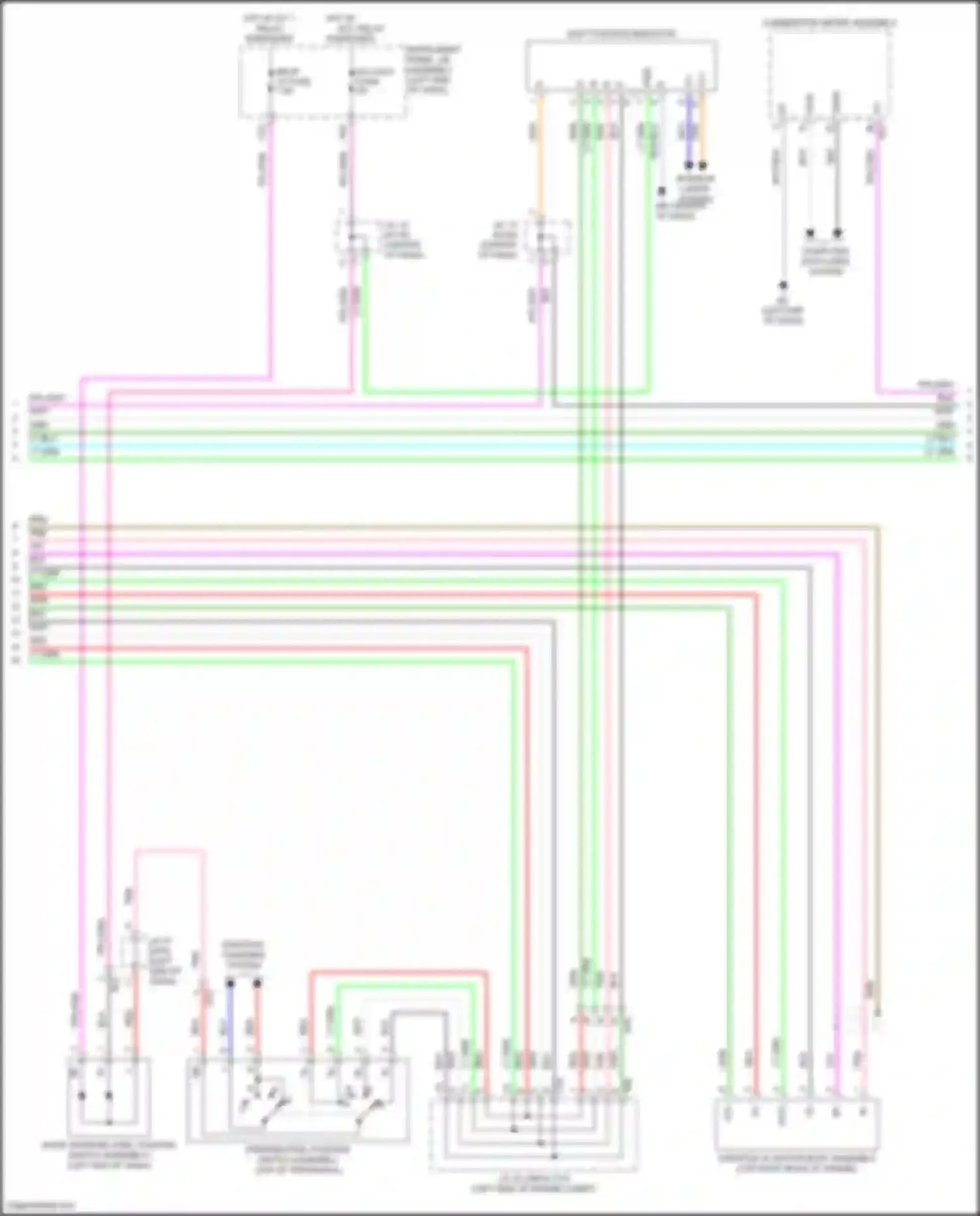 Camry Toyota XV70 facelift (2020-2024): 3.5l, transmission circuit (2 of 3)