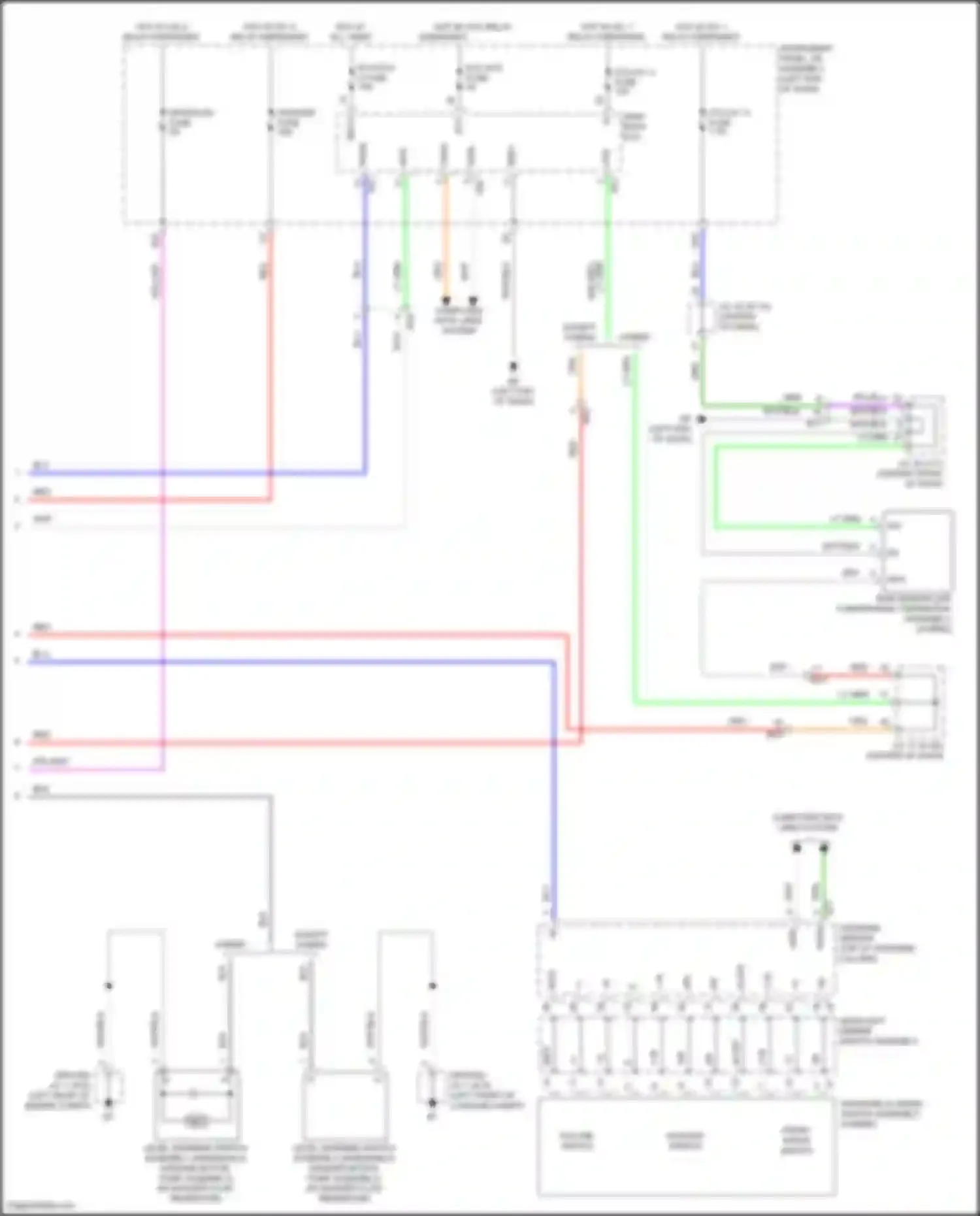 Camry Toyota XV70 facelift (2020-2024): Wiper/washer circuit (2 of 2)