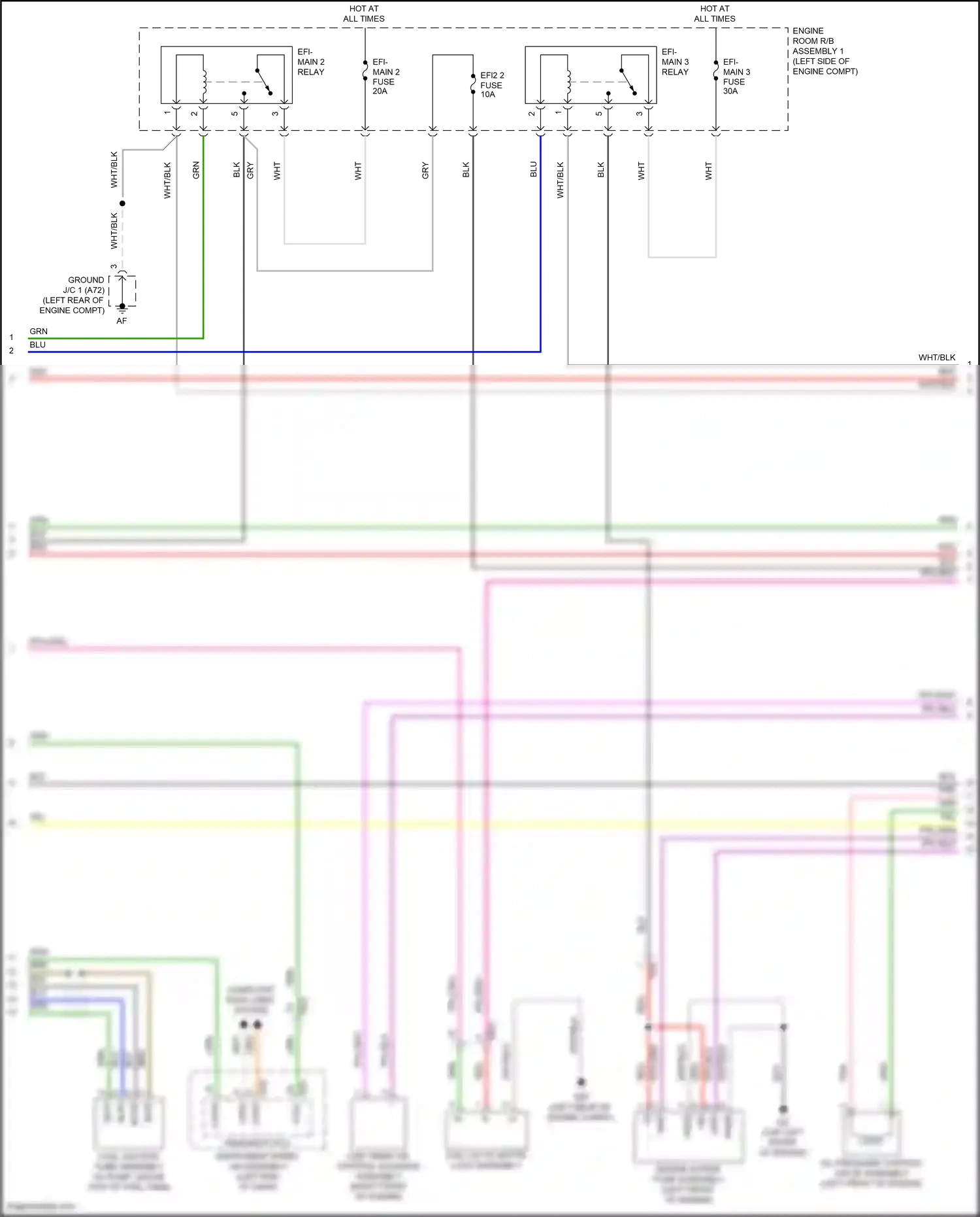 Wiring diagram computer data lines system for Toyota Camry XV70 facelift (2020-2024) (112 of 133)