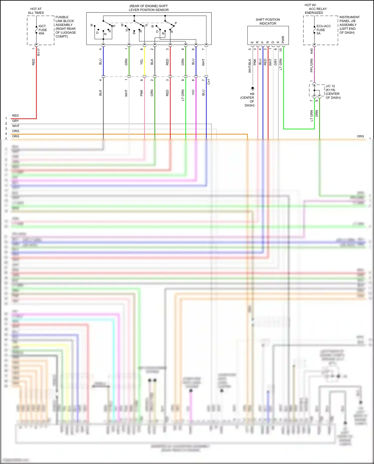 Wiring diagram computer data lines system for Toyota Camry XV70 facelift (2020-2024) (101 of 133)