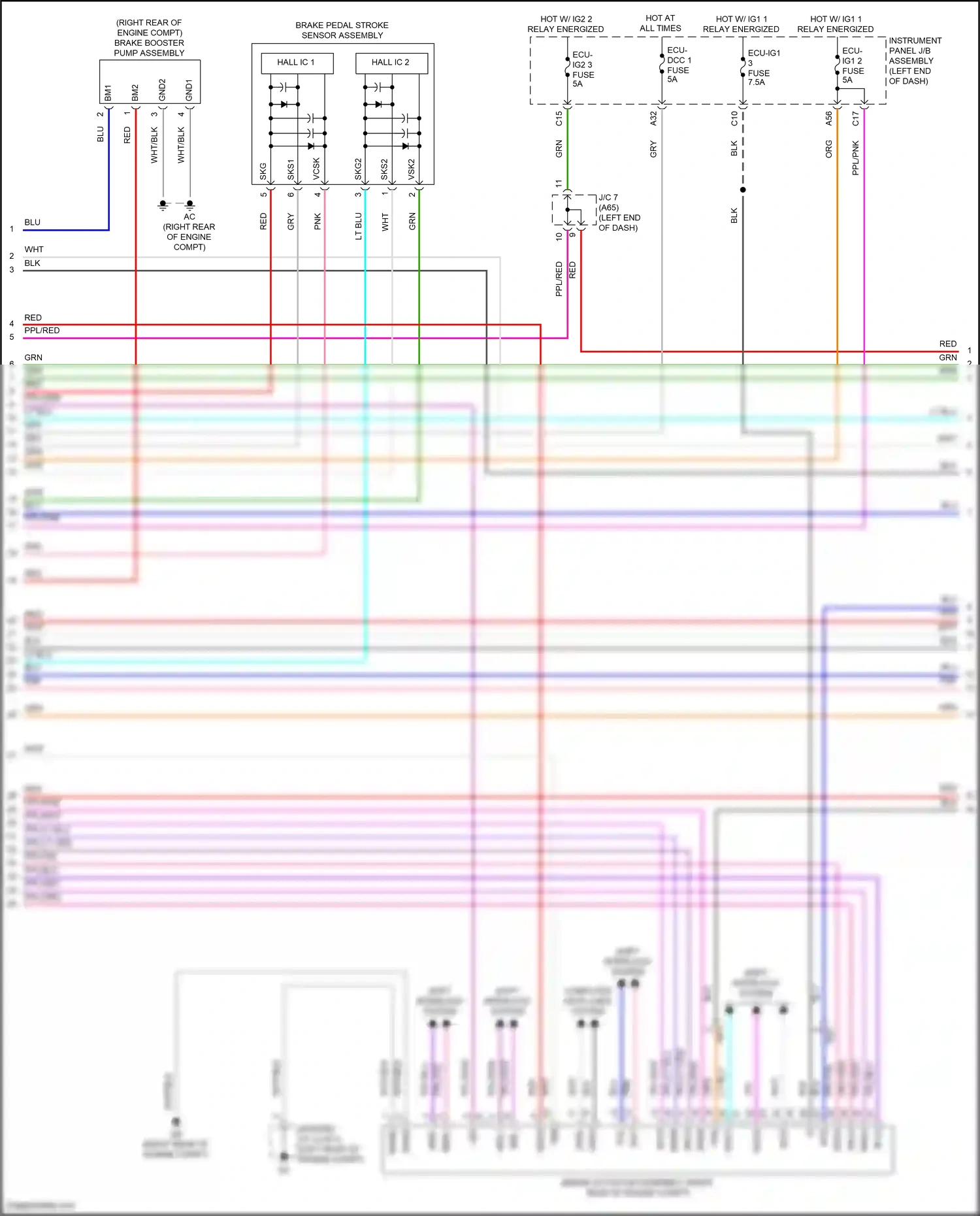 Wiring diagram computer data lines system for Toyota Camry XV70 facelift (2020-2024) (97 of 133)