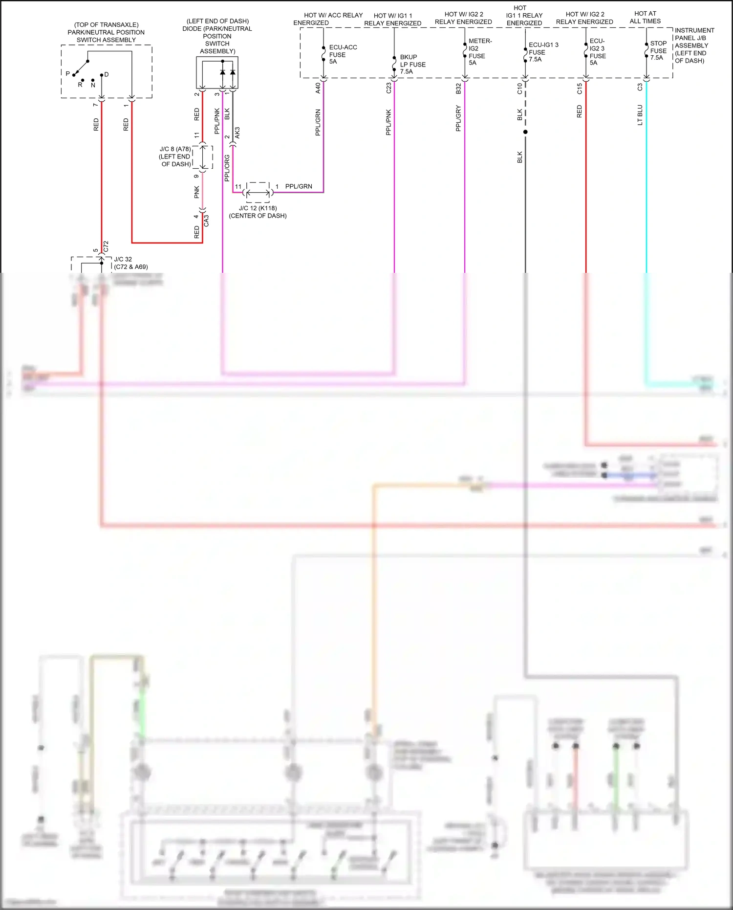 Wiring diagram computer data lines system for Toyota Camry XV70 facelift (2020-2024) (132 of 133)