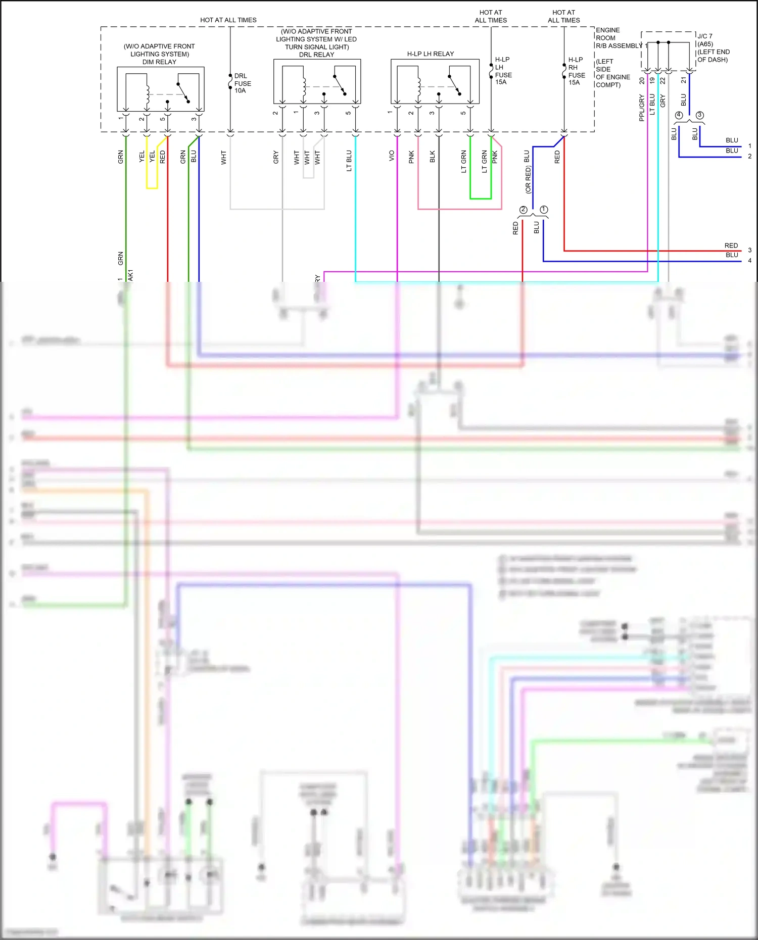Wiring diagram computer data lines system for Toyota Camry XV70 facelift (2020-2024) (44 of 133)