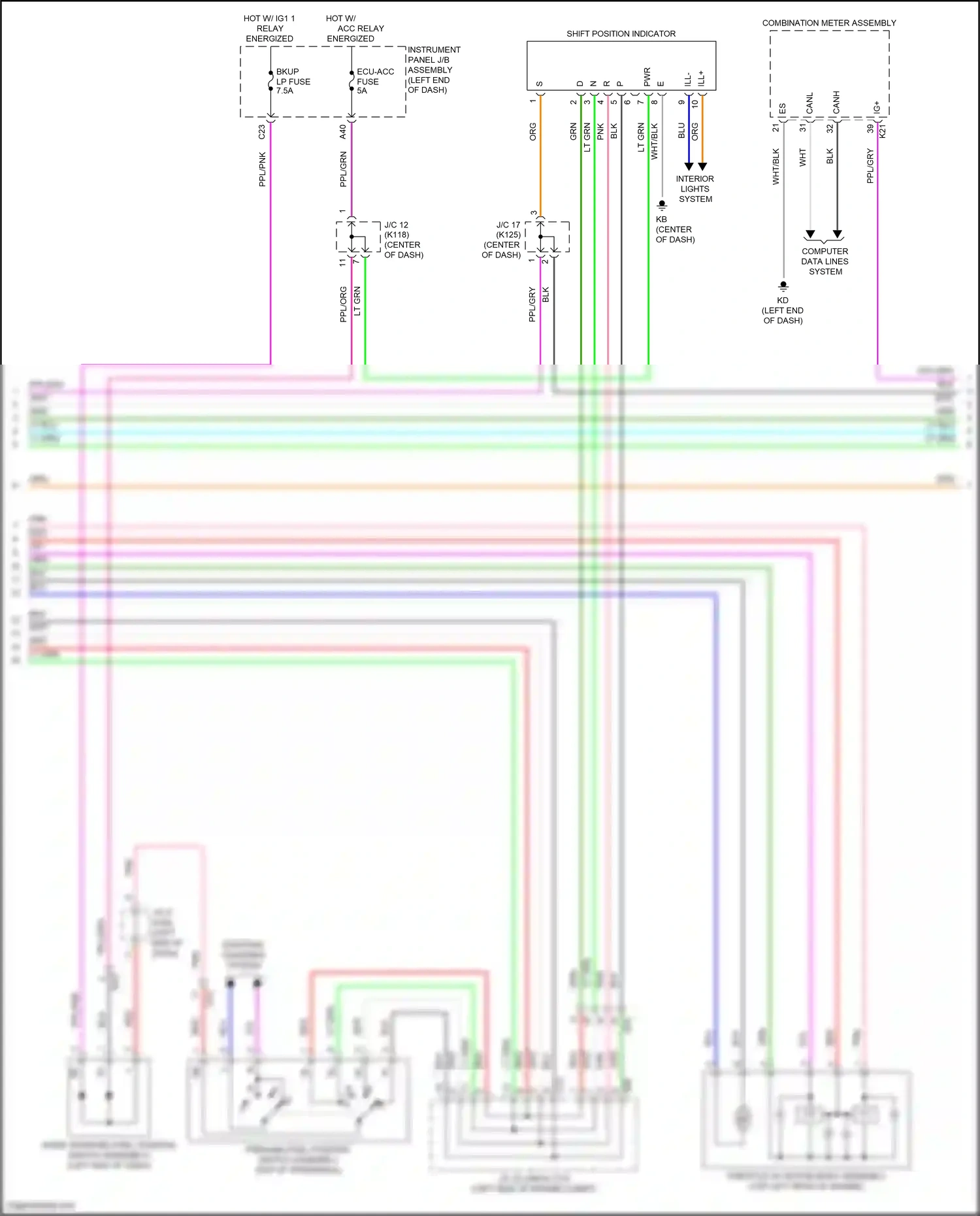 Wiring diagram computer data lines system for Toyota Camry XV70 facelift (2020-2024) (105 of 133)
