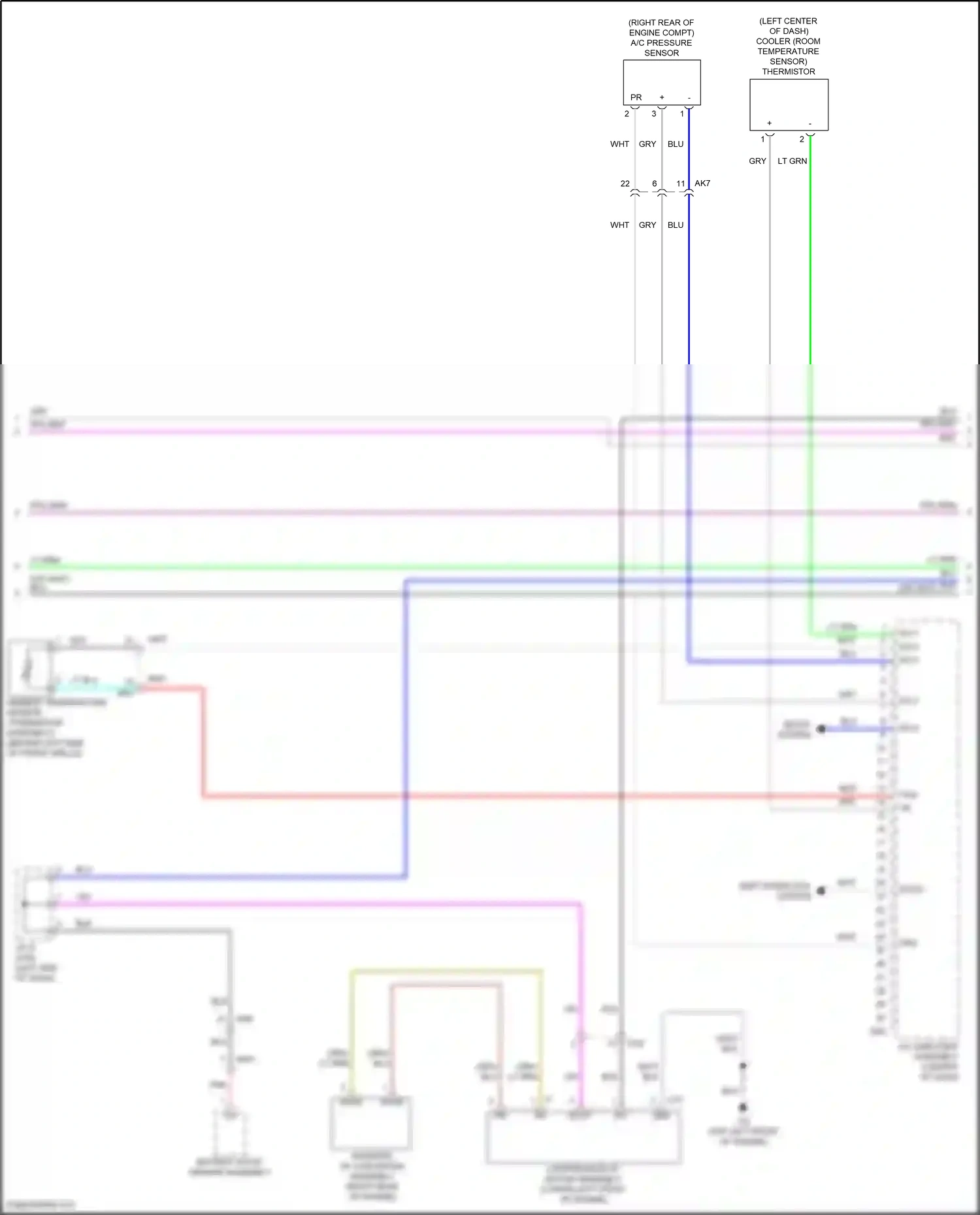 Wiring diagram shift interlock system for Toyota Camry XV70 facelift (2020-2024) (5 of 10)