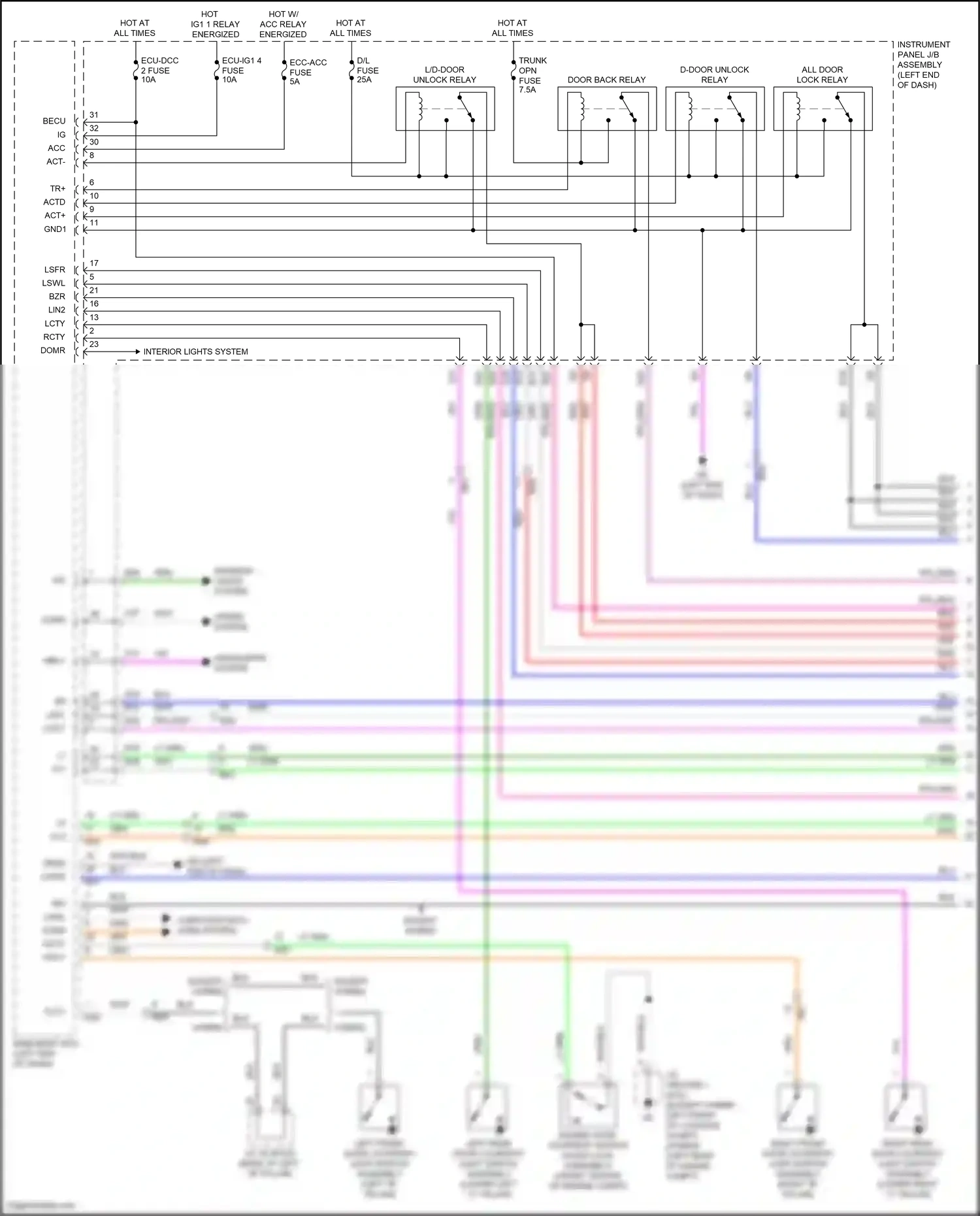 Wiring diagram computer data lines system for Toyota Camry XV70 (2017-2021) (73 of 127)