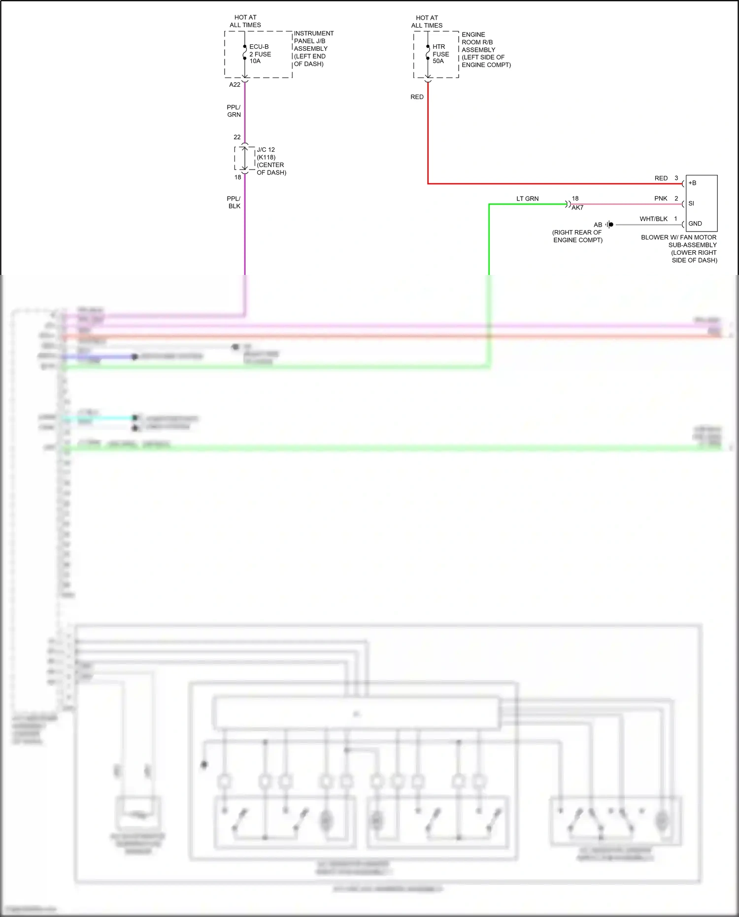 Wiring diagram computer data lines system for Toyota Camry XV70 (2017-2021) (46 of 127)
