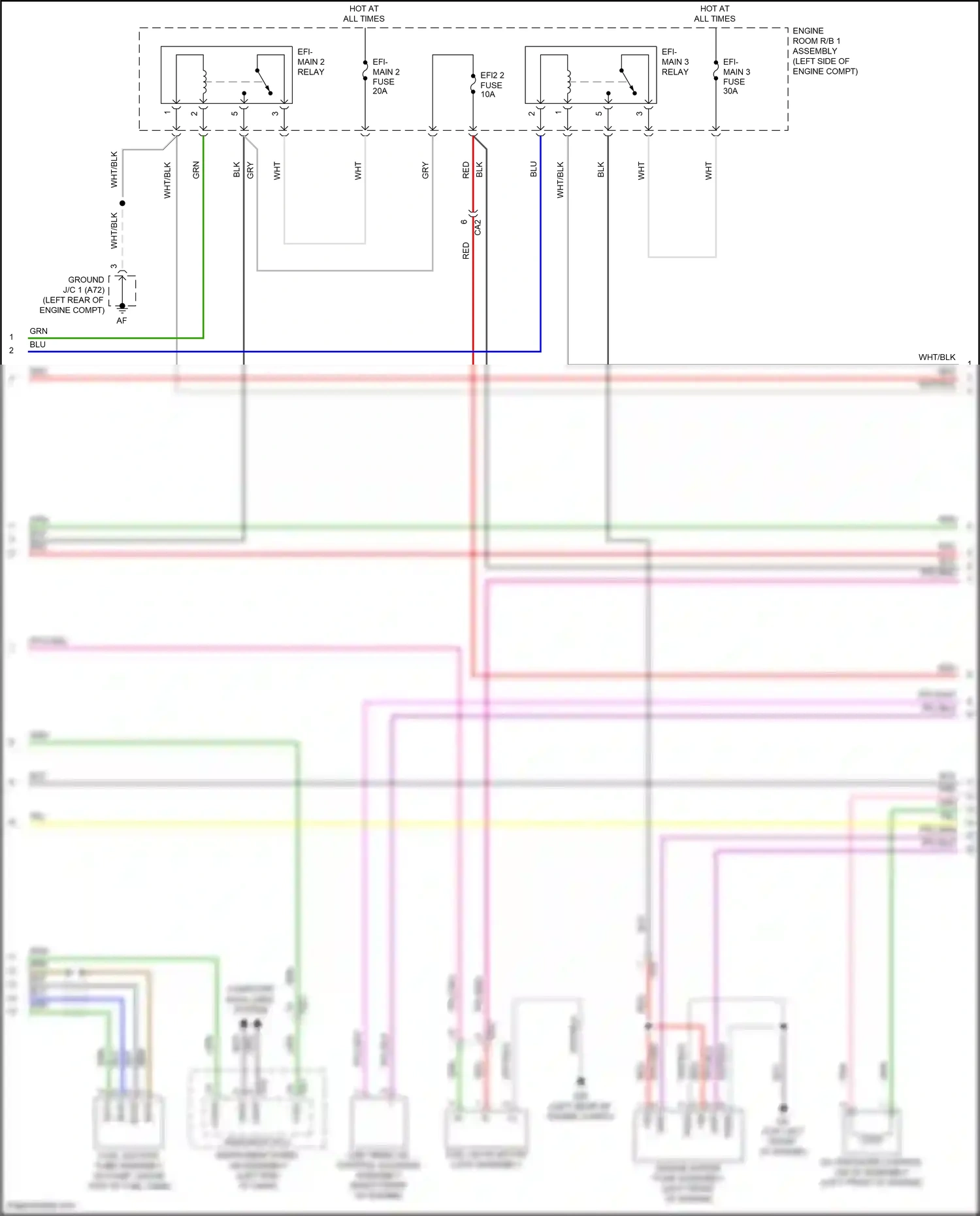 Wiring diagram computer data lines system for Toyota Camry XV70 (2017-2021) (113 of 127)